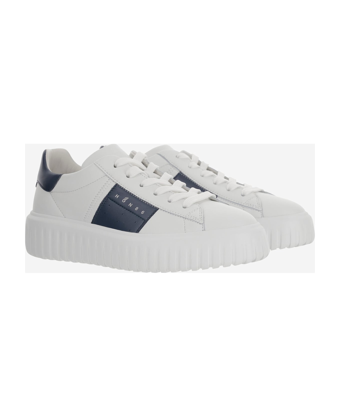 Hogan H-stripes Sneakers - White