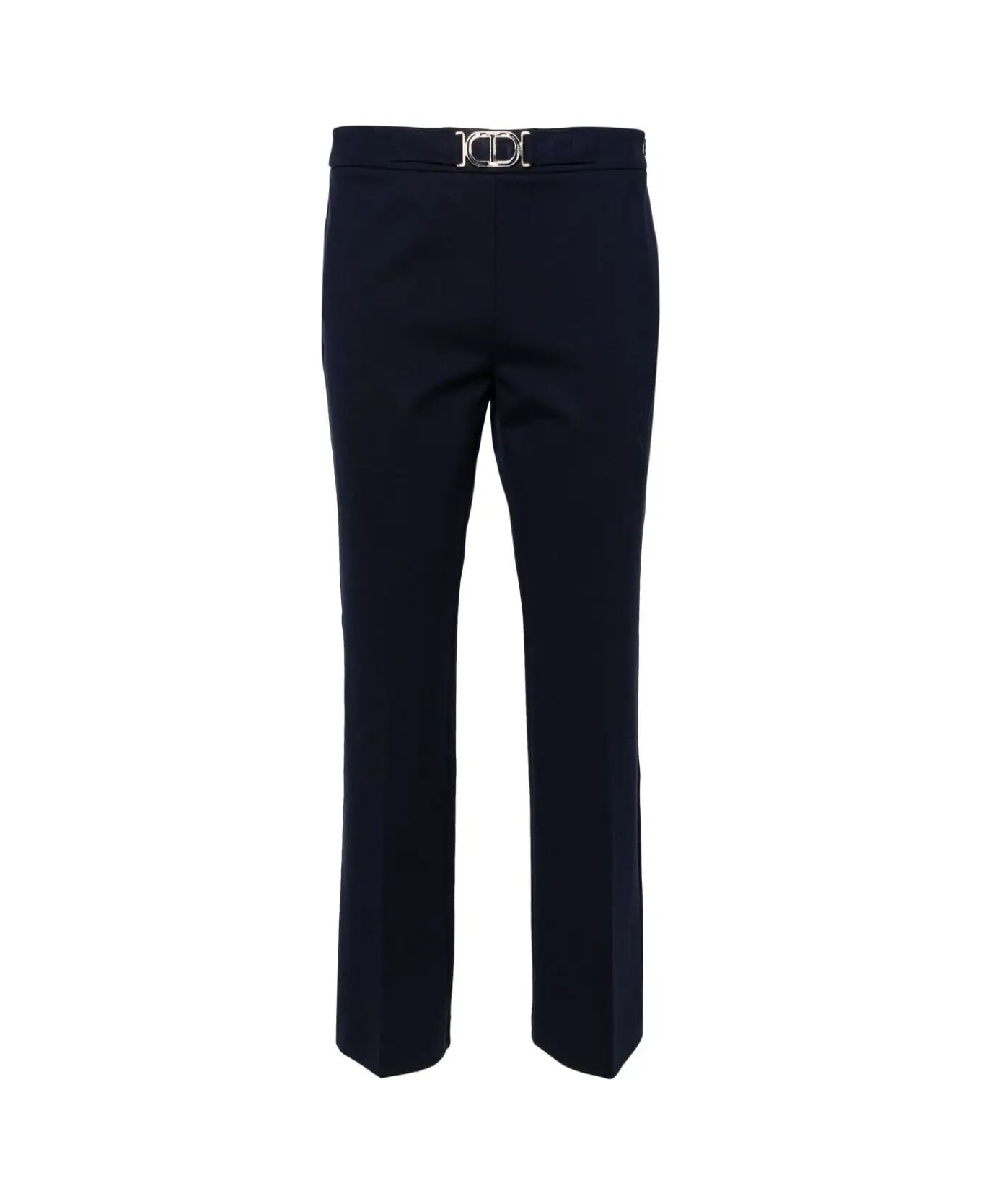 TwinSet Flared Pants - Mid Blue