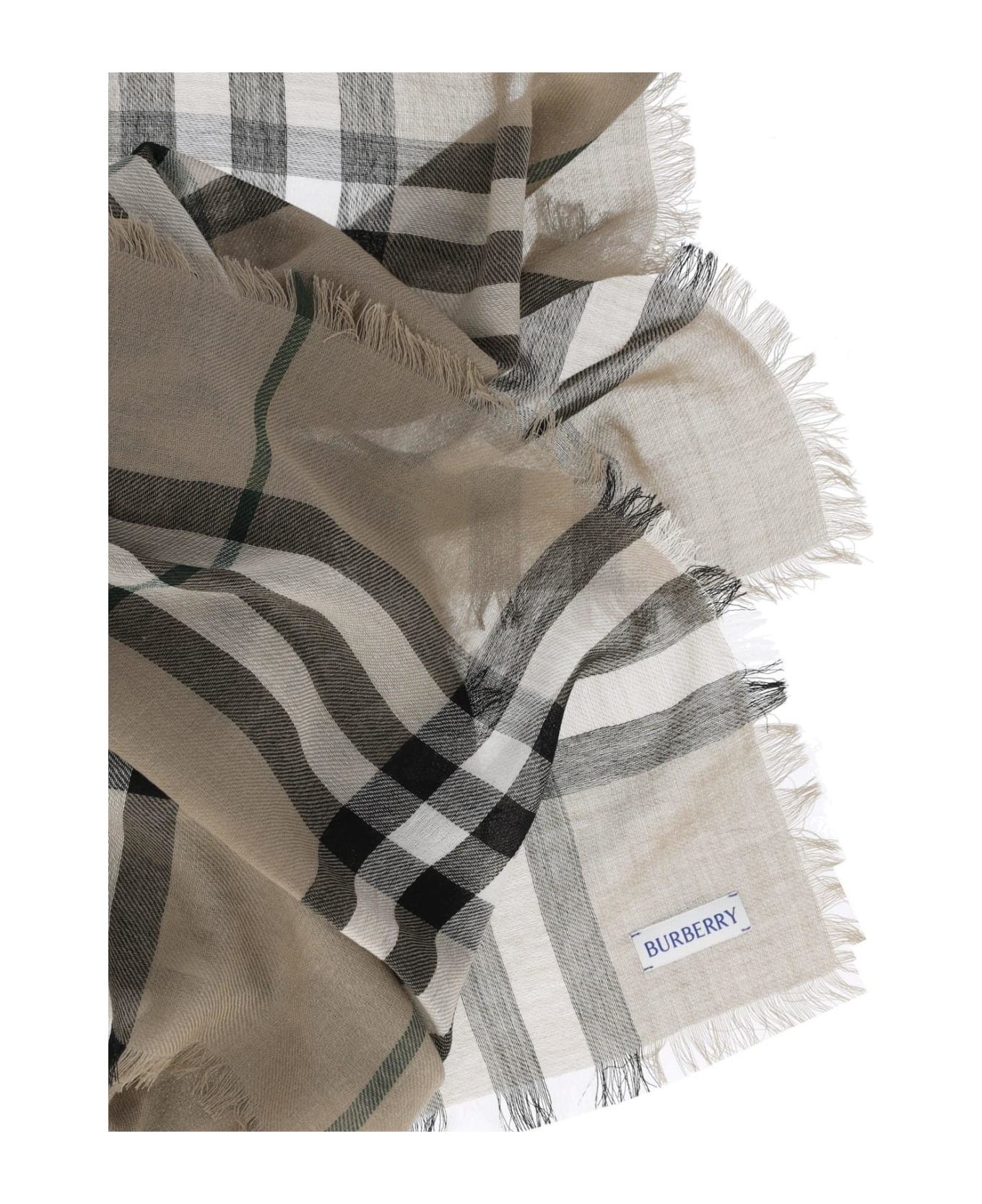 Burberry Wool Scarf - Brown