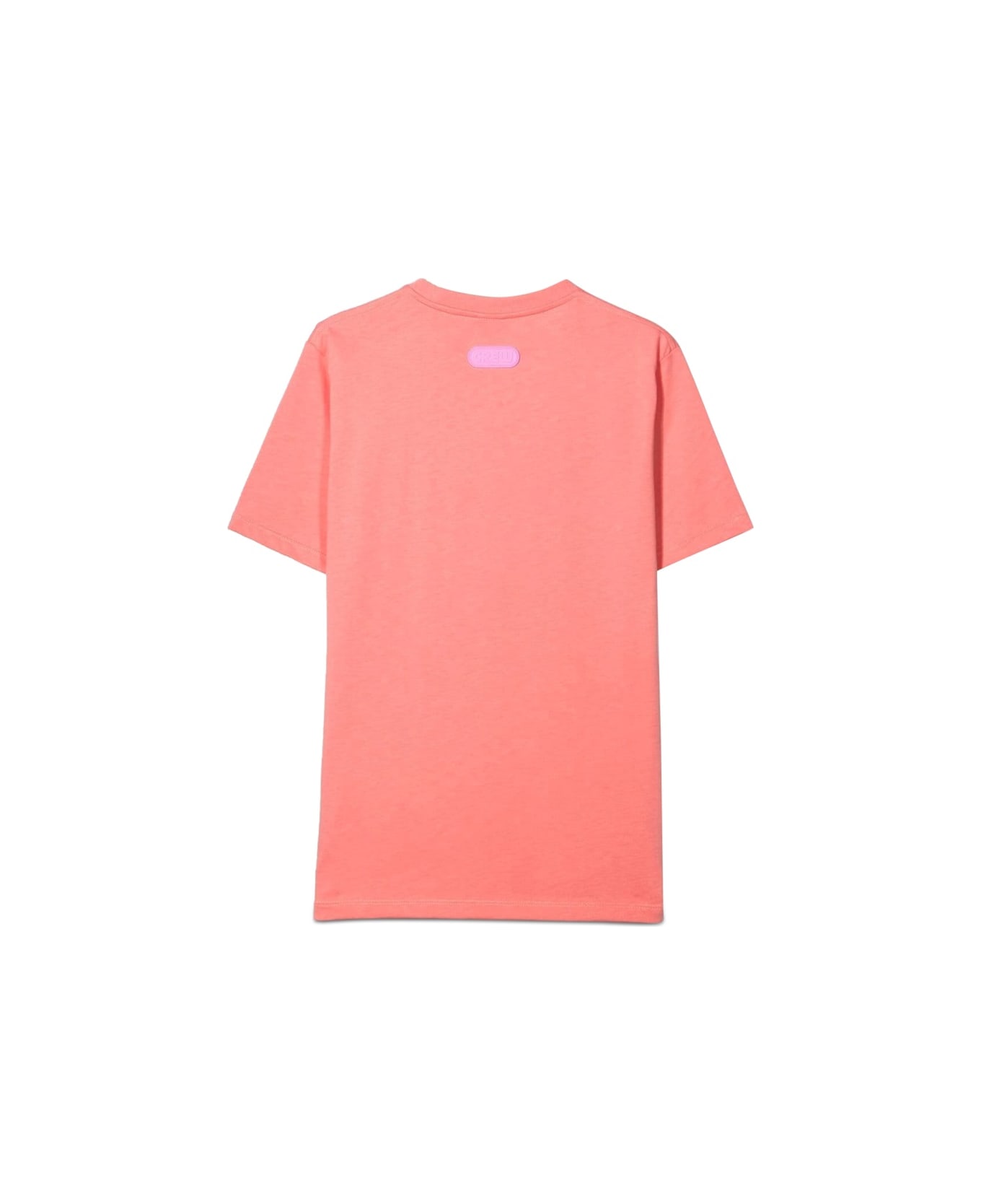 GCDS Oversize Jersey T-shirt Girl - PINK