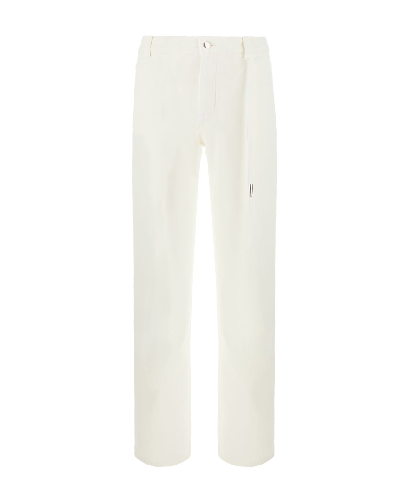 Ann Demeulemeester Ivory Denim Jeans - 002