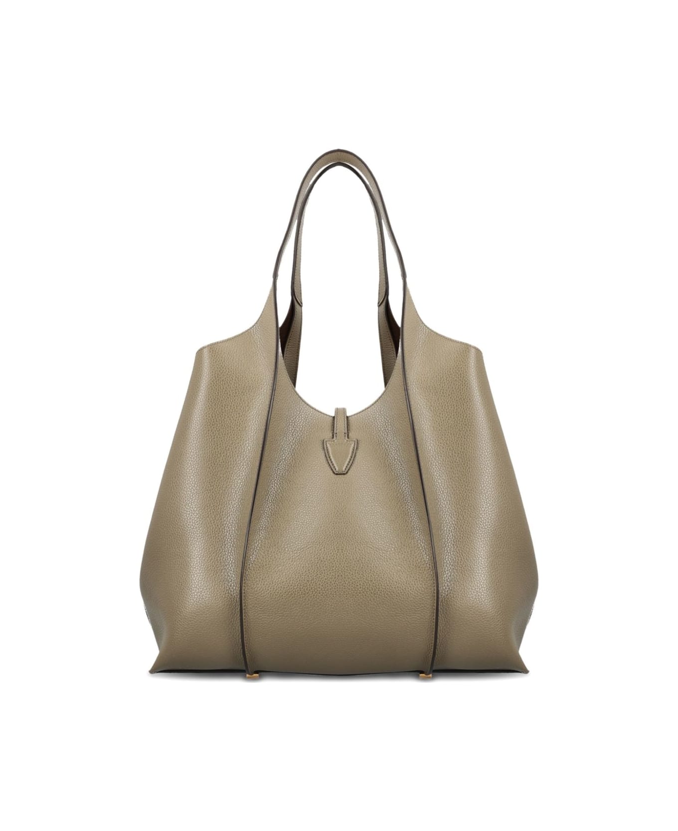 Tod
s Medium Leather Tote Bag - Dove Grey