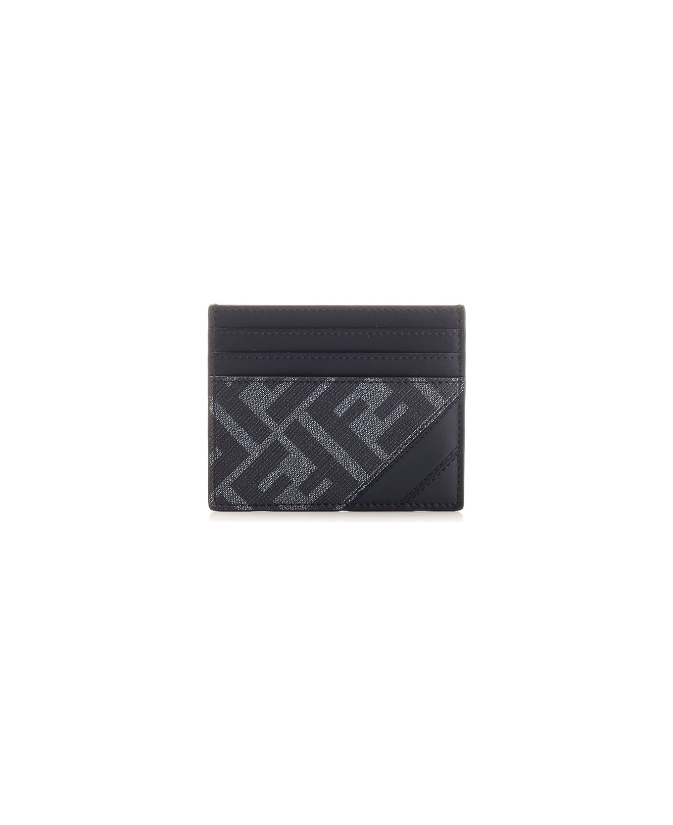 Fendi Diagonal Card Holder - Blue