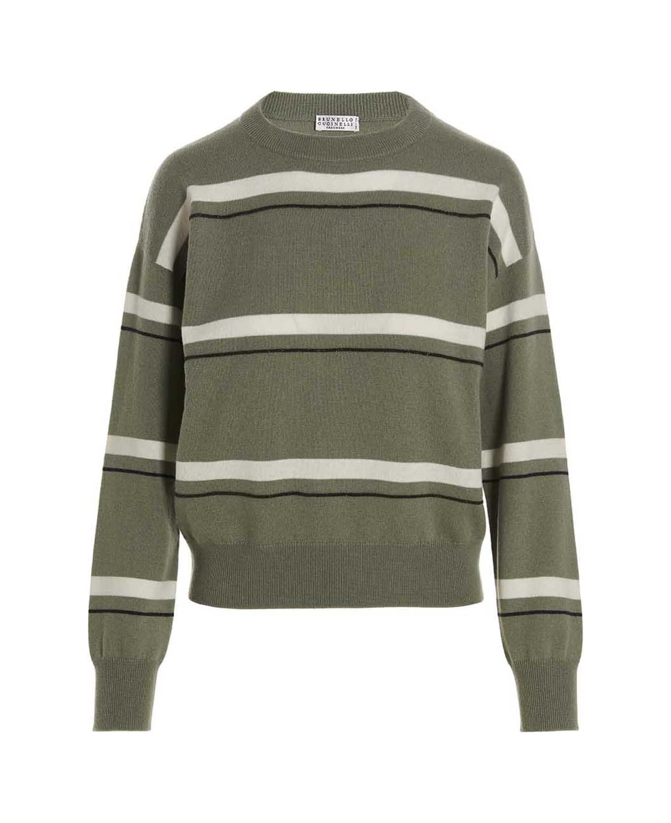 Brunello Cucinelli 'monile' Sweater - Green