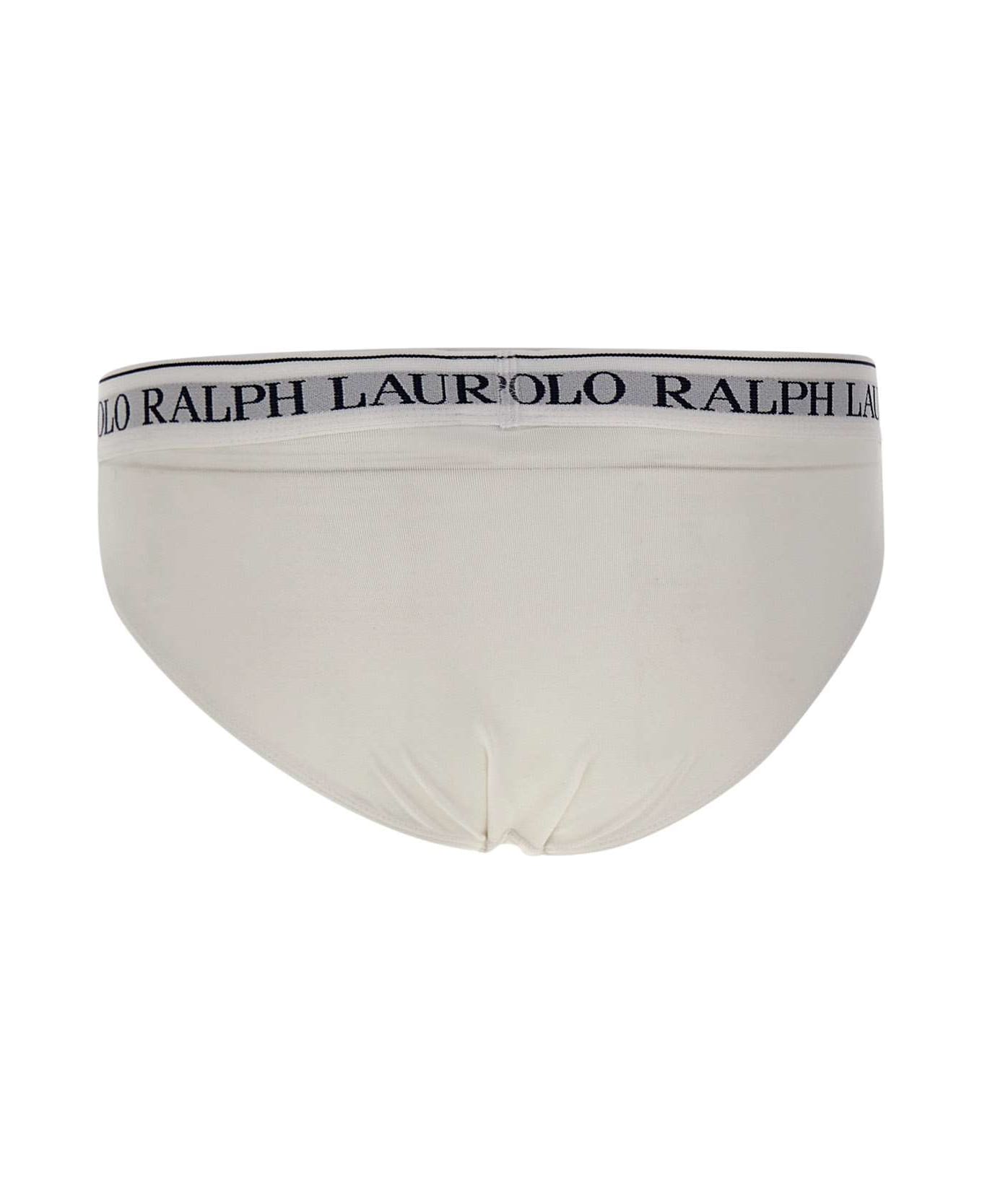 Polo Ralph Lauren 'core Replen' Tripack Briefs - WHITE