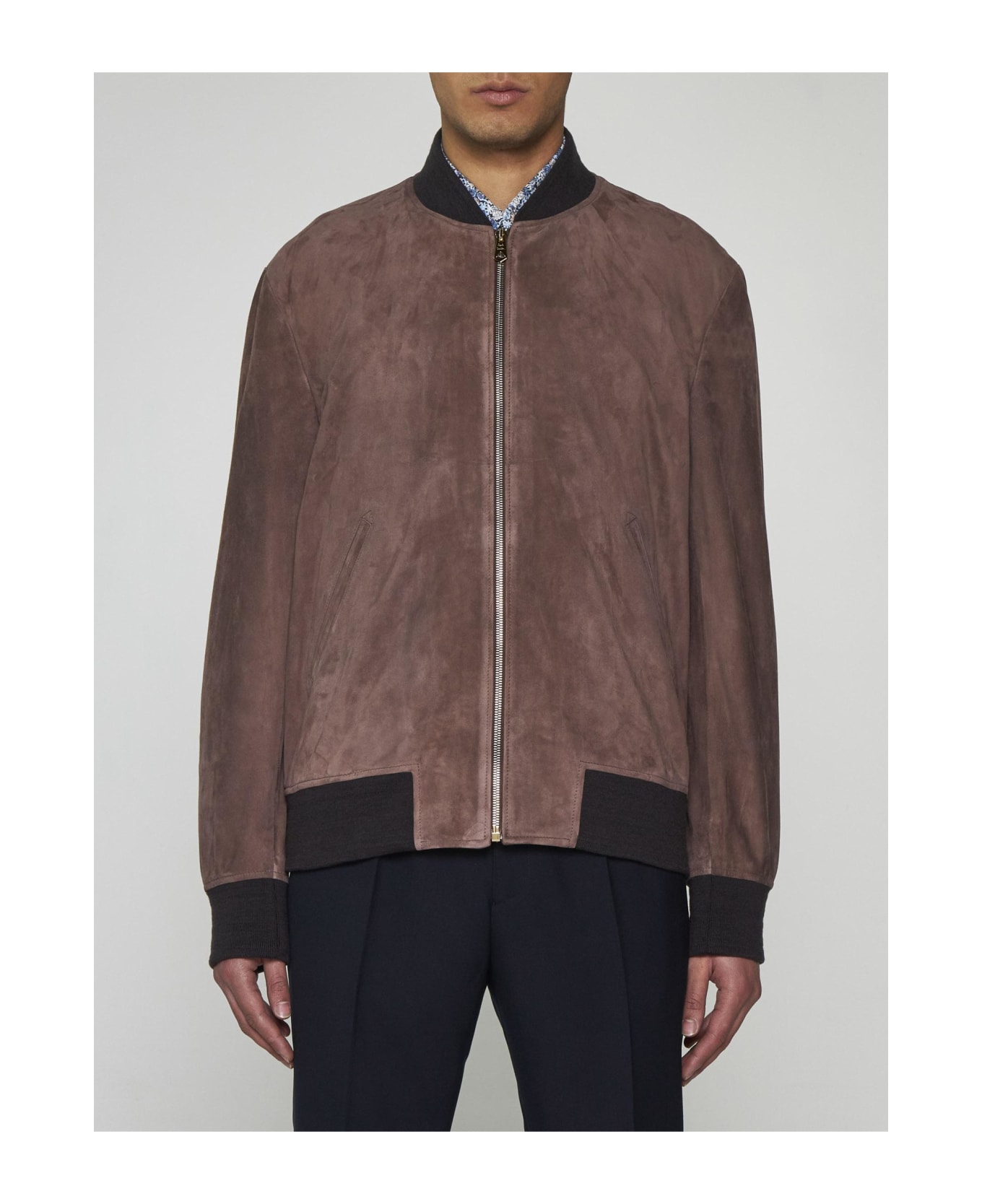 Paul Smith Suede Bomber Jacket