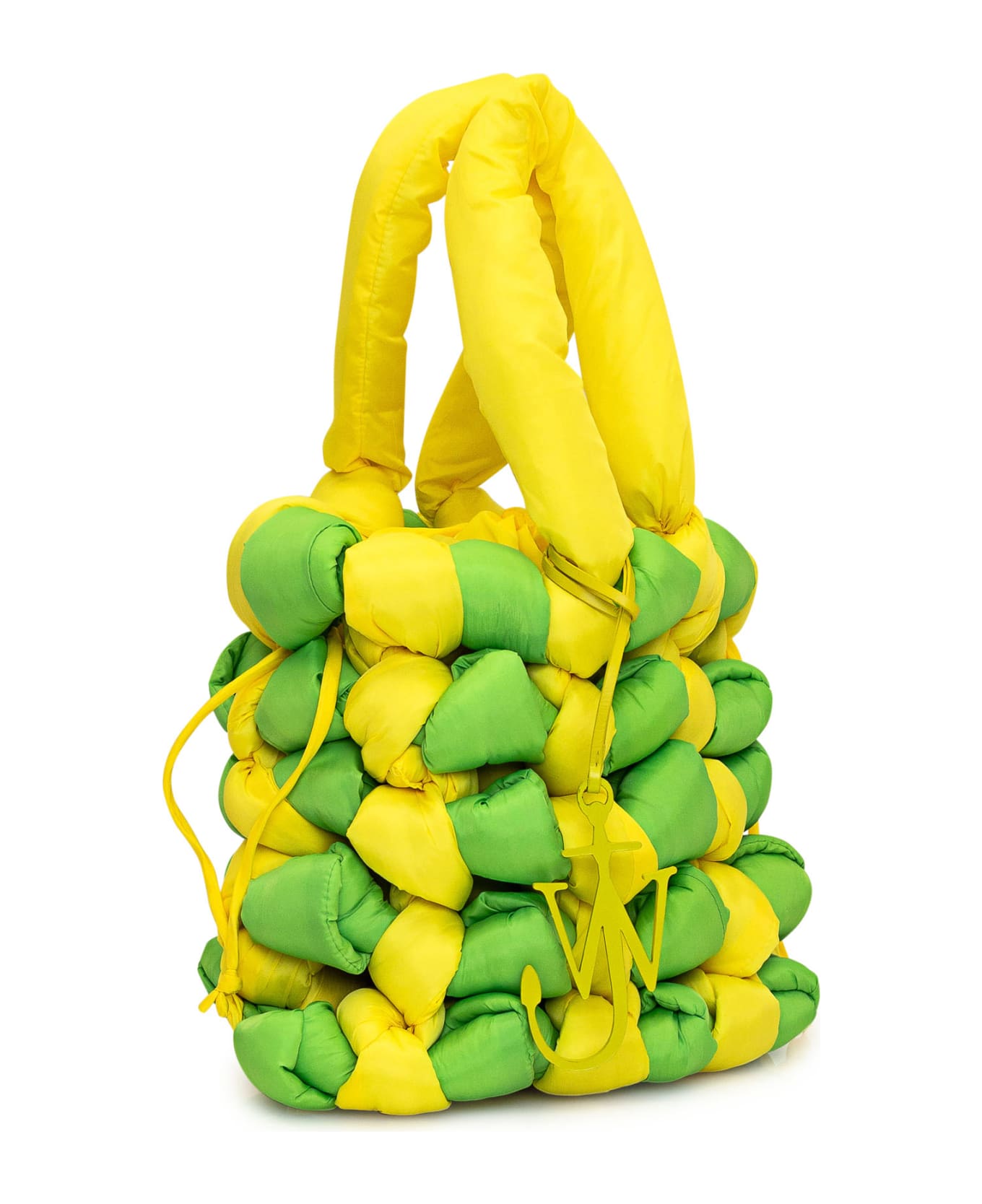 J.W. Anderson Knotted Bucket Bag - YELLOW/LIME