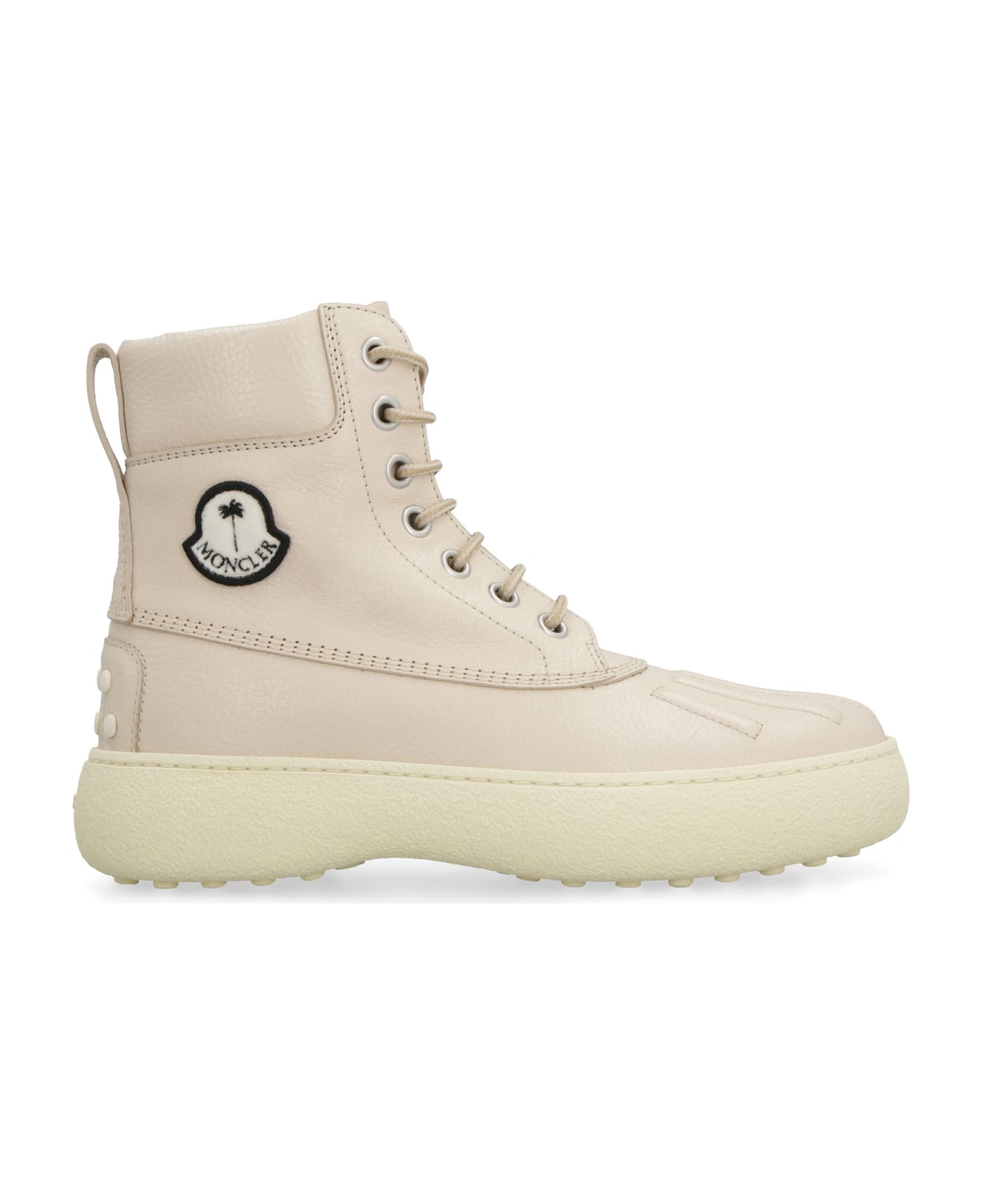 Moncler Genius Tod's X 8 Moncler Palm Angels - W.g. Lace-up Ankle Boot - Beige