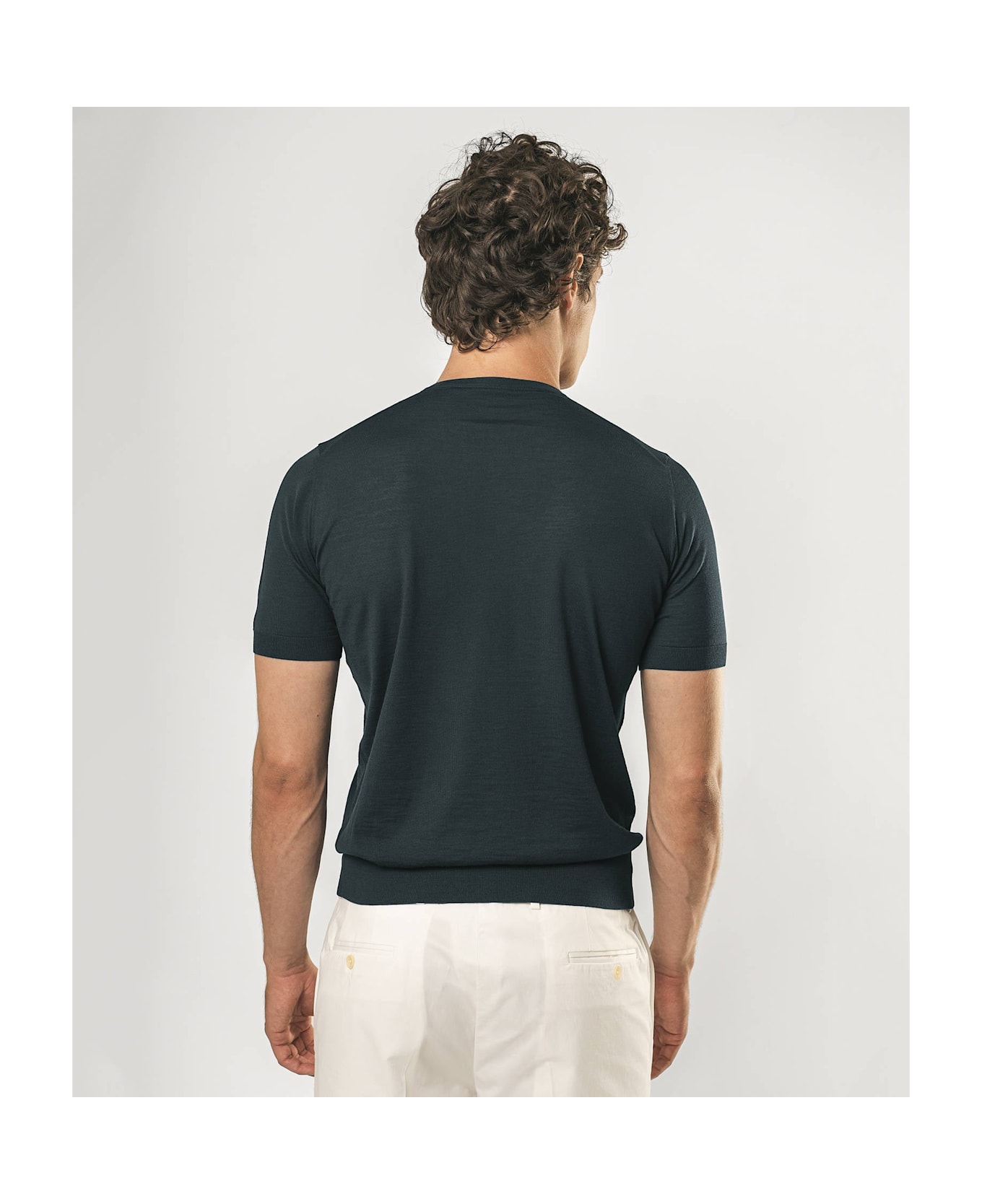 Larusmiani Crewneck Roquebrune T-Shirt - DimGray