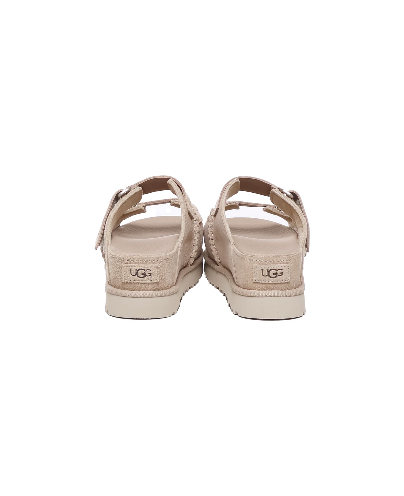UGG Suede Sandals With Buckles - Nude サンダル