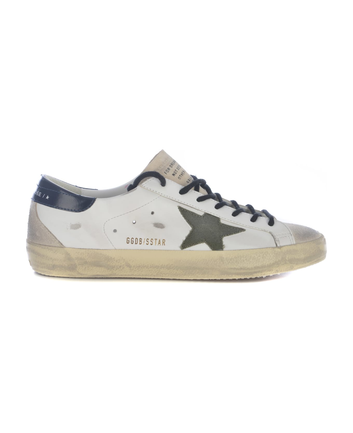 Golden Goose Sneakers Golden Goose "super Star" Made Of Leather - Bianco