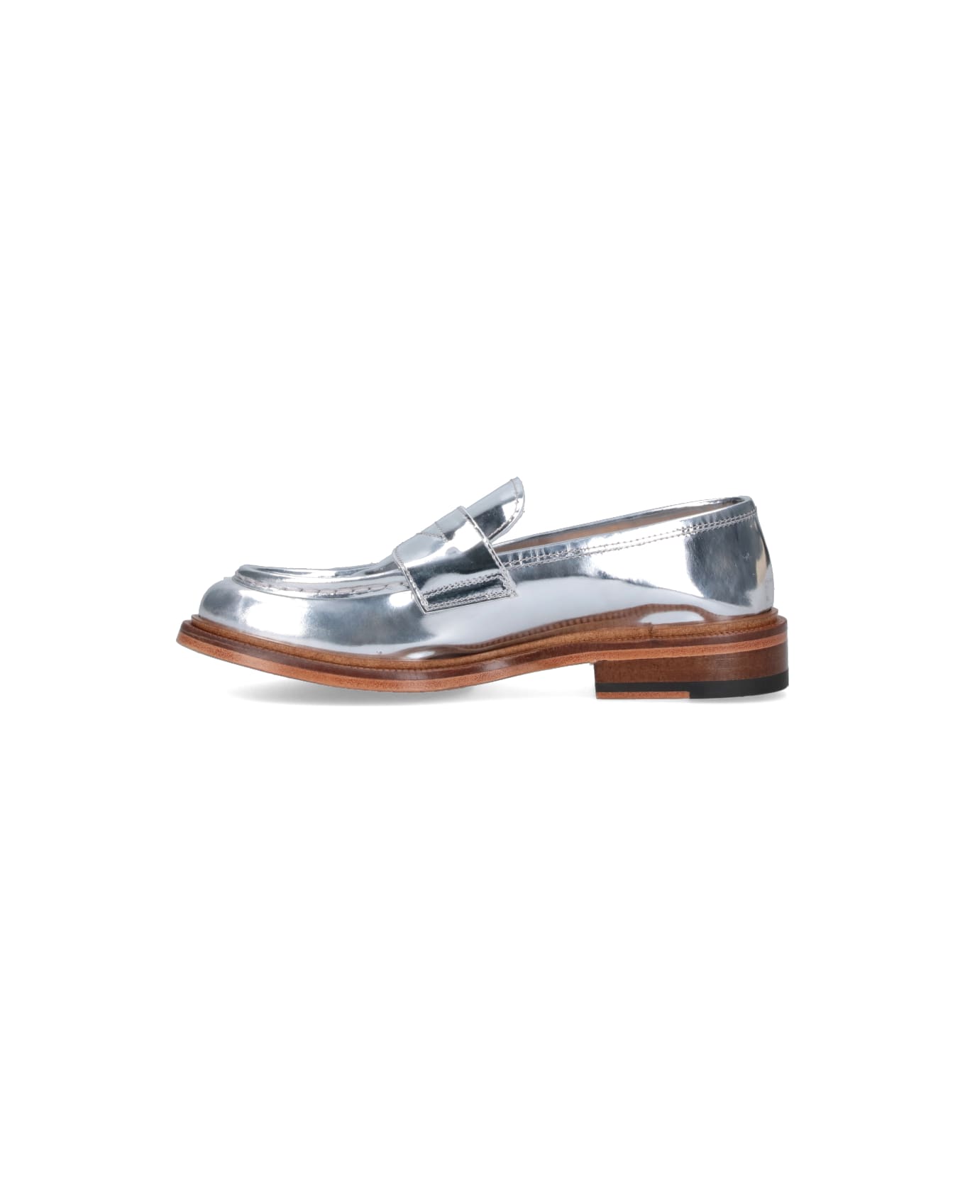 Alexander Hotto Classic Loafers - Silver フラットシューズ