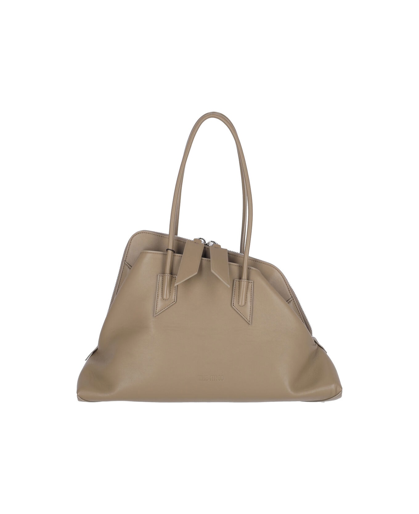 The Attico Medium Handbag "la Passeggiata" - Beige