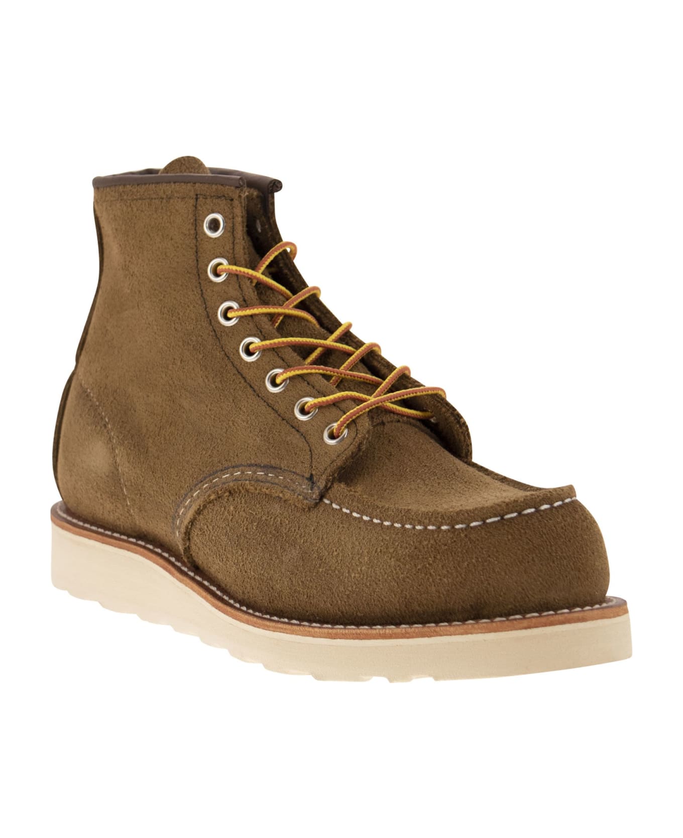 Red Wing Classic Moc Mohave - Suede Lace-up Boot - Olive Green