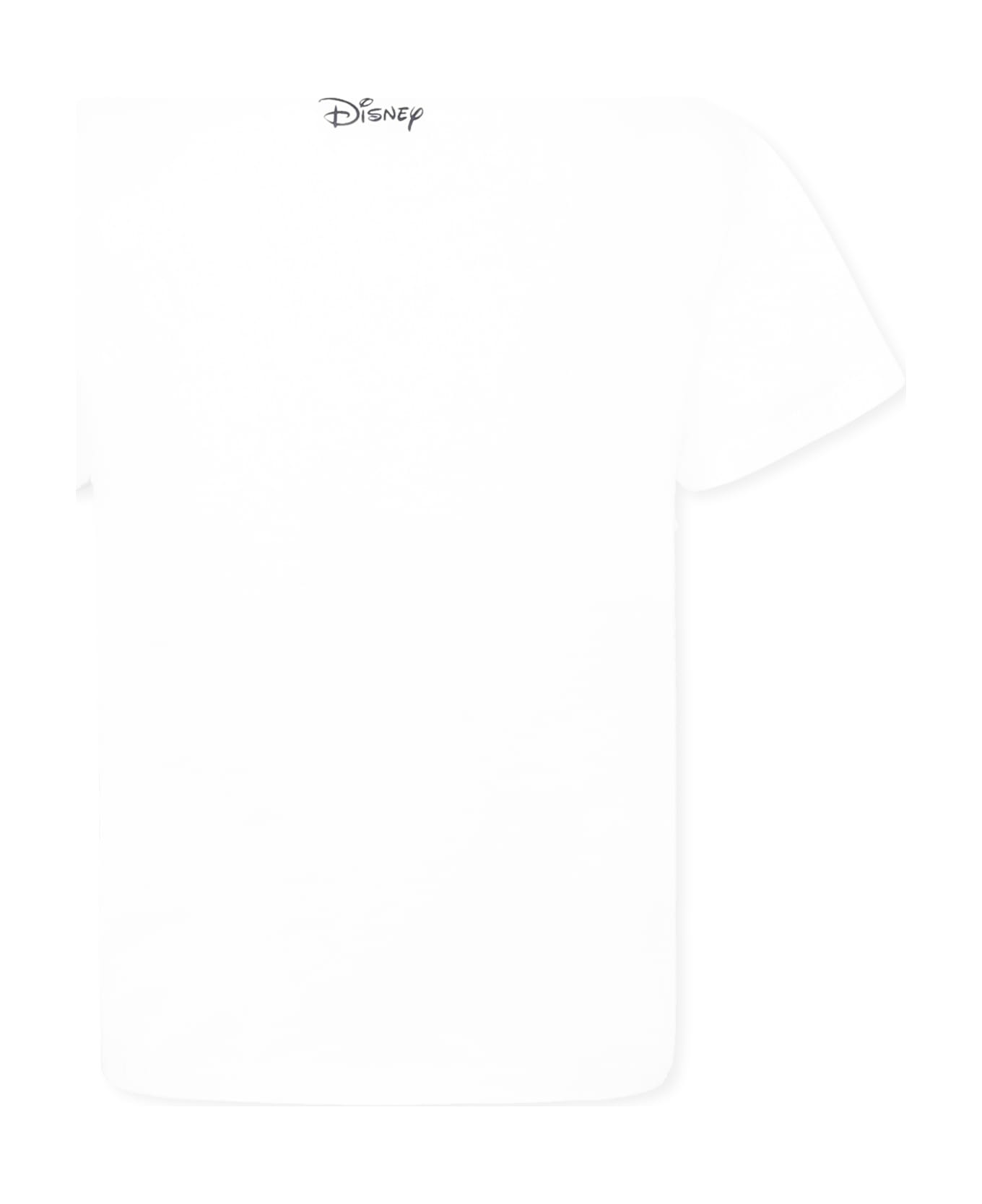 MC2 Saint Barth White T-shirt For Girl With Minnie - White