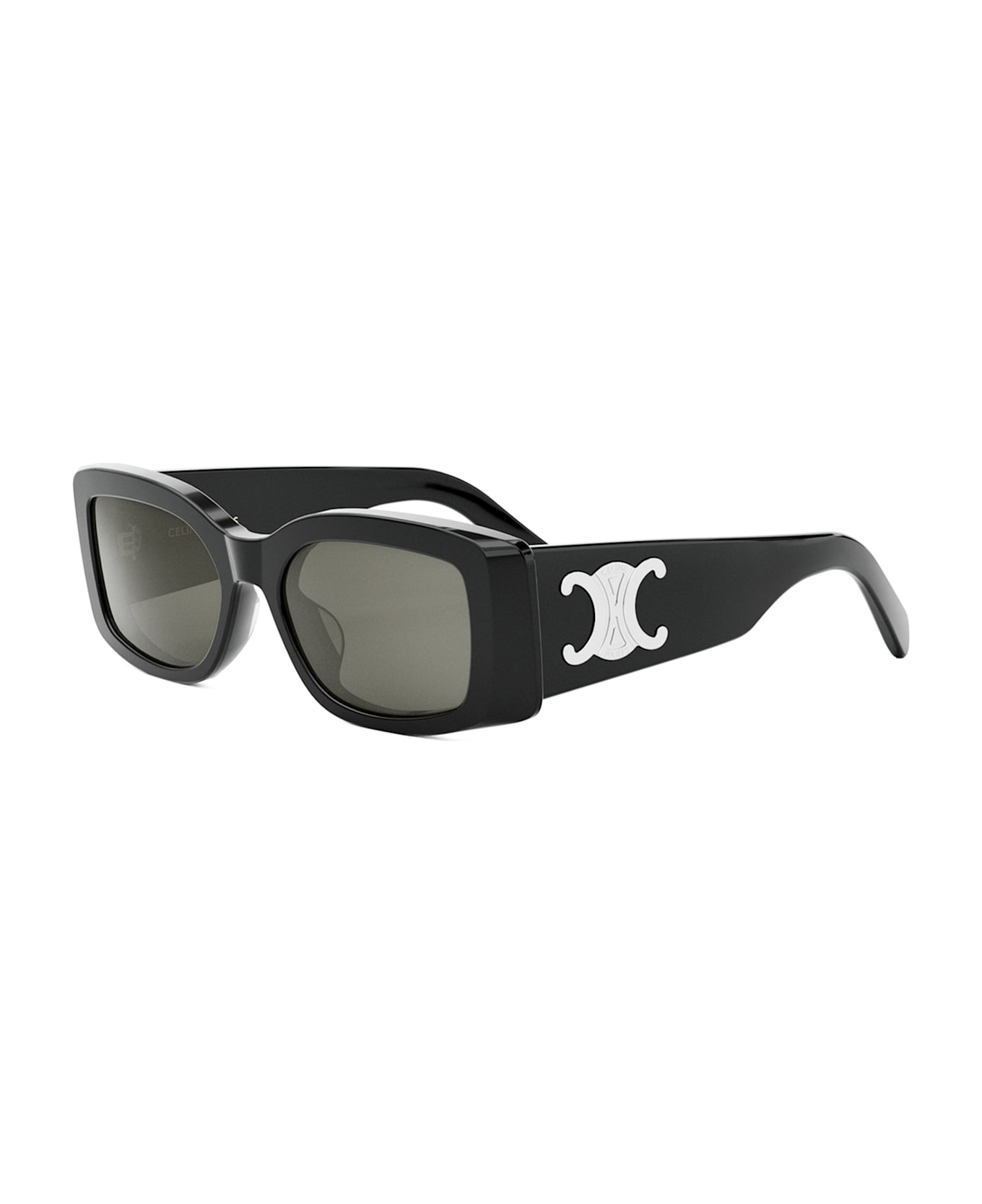 Celine Maxi Triomphe Cl40282u - Black Sunglasses - Black
