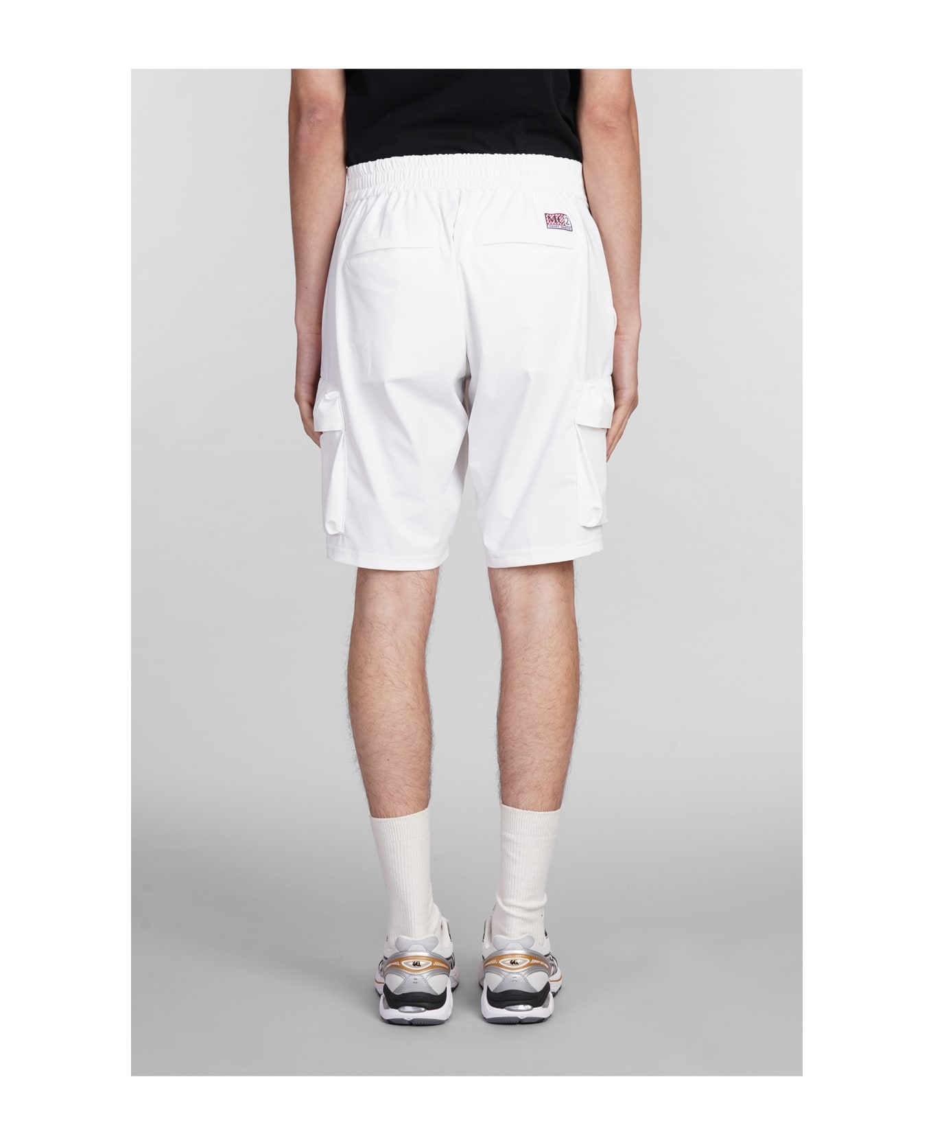 MC2 Saint Barth Deck Shorts In White Polyamide - white