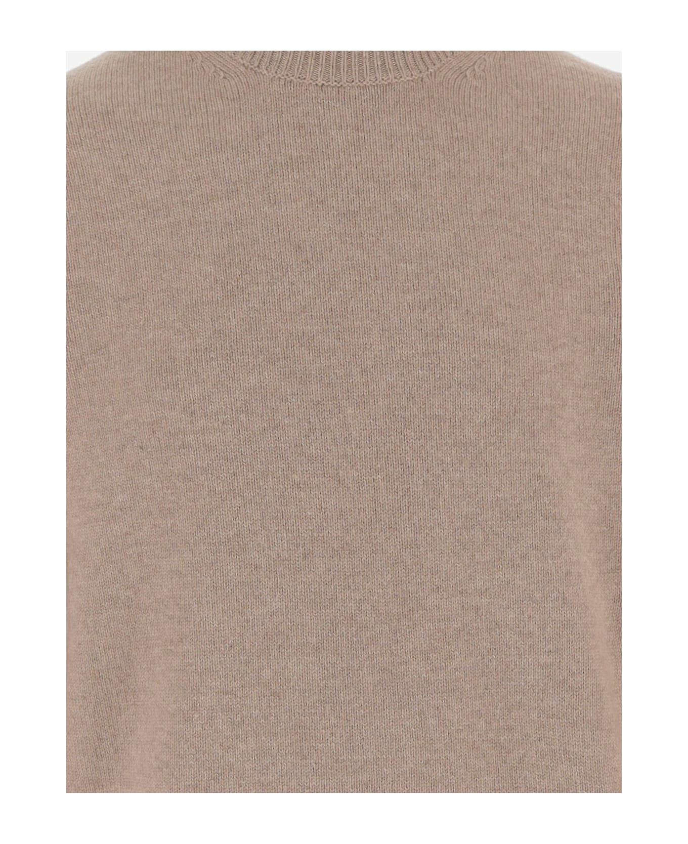 Guest in Residence Allday Crew Cashmere Sweater - Beige