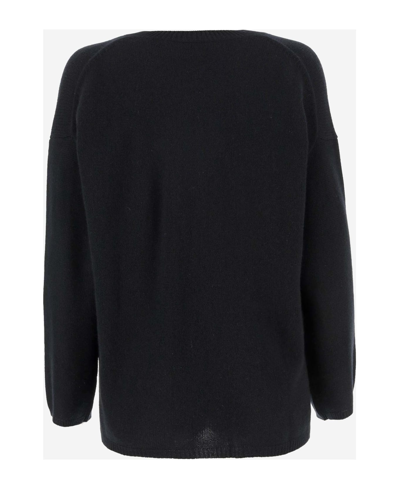 Allude Cashmere Sweater - Black