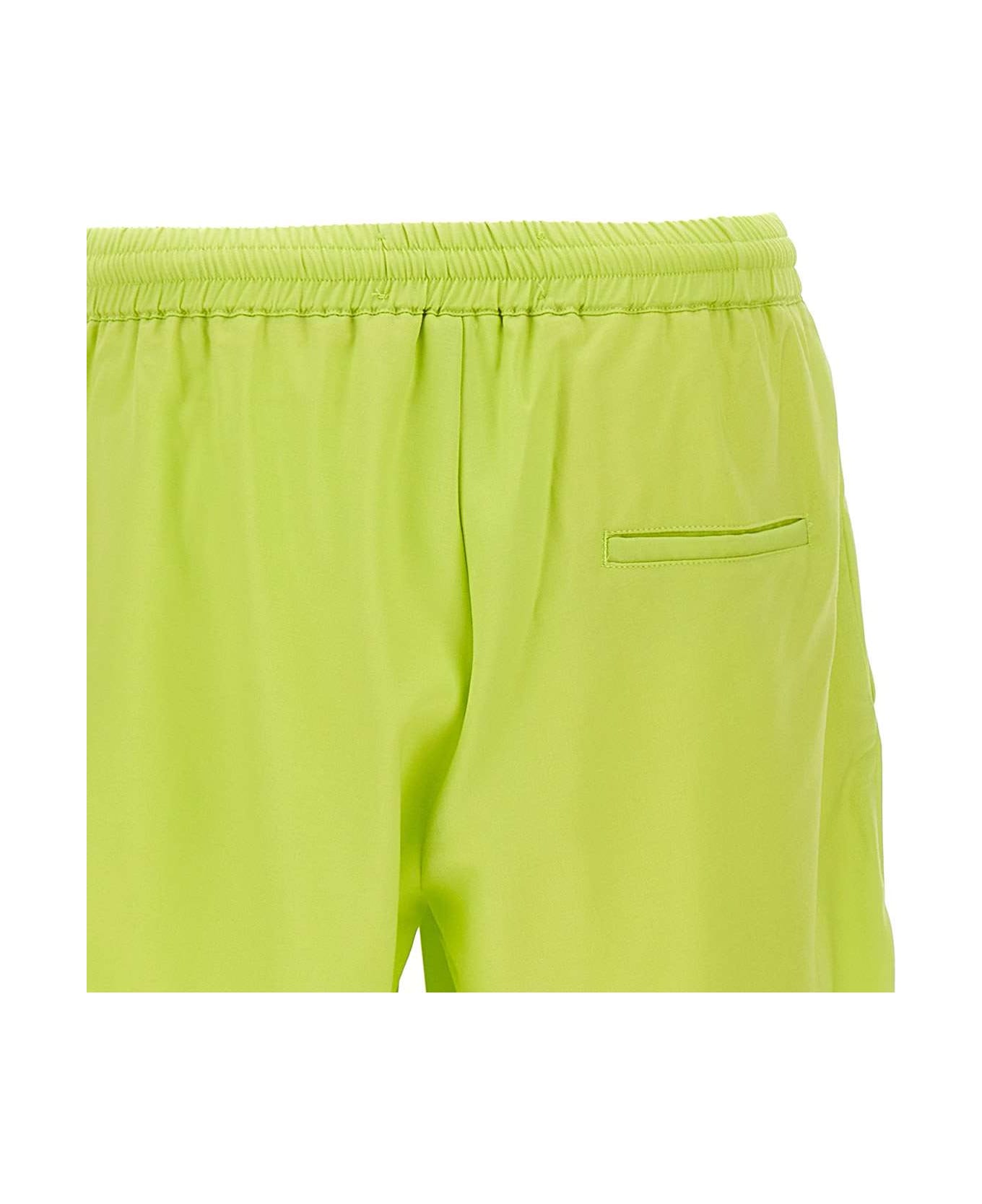 Bonsai Wool Blend Shorts - Acid Green