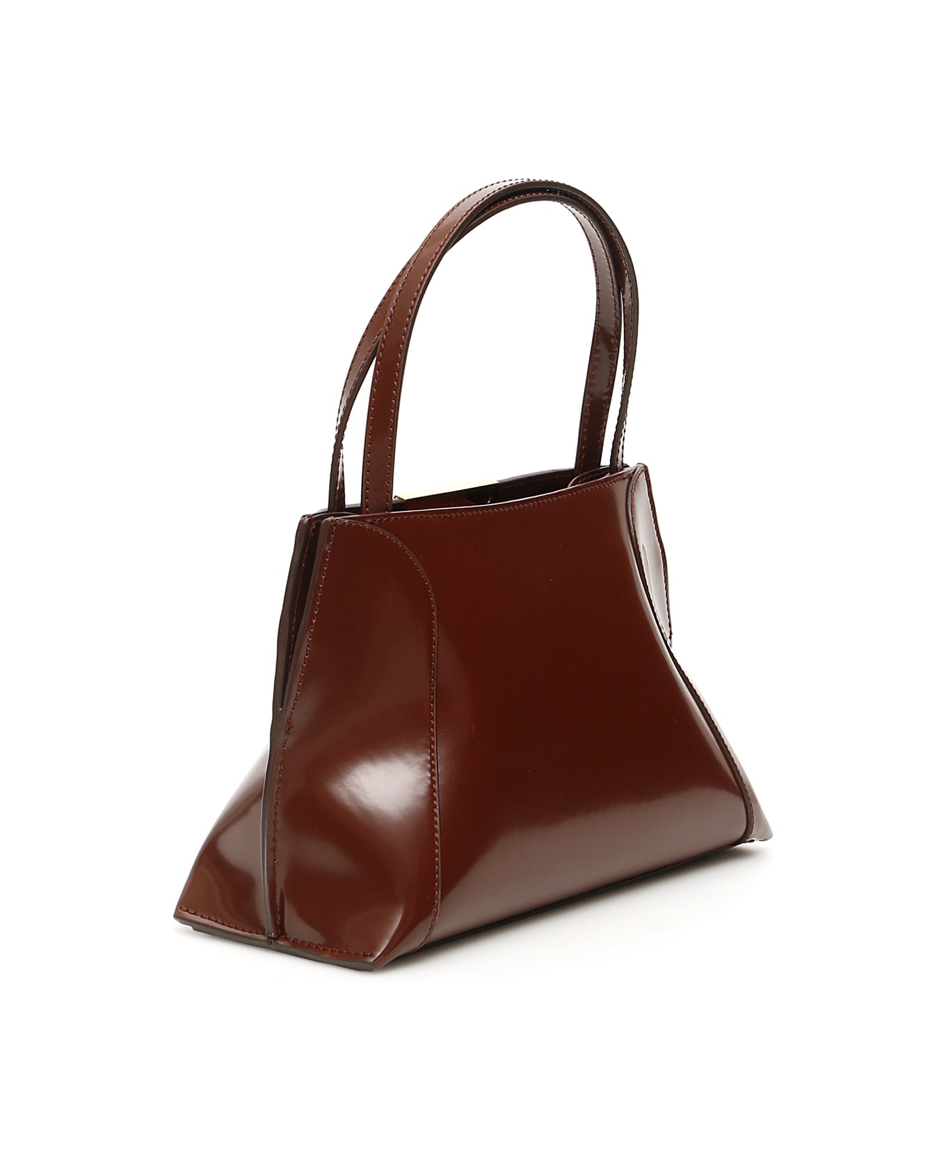 BY FAR Charlotte Handbag - DARK BROWN (Brown)