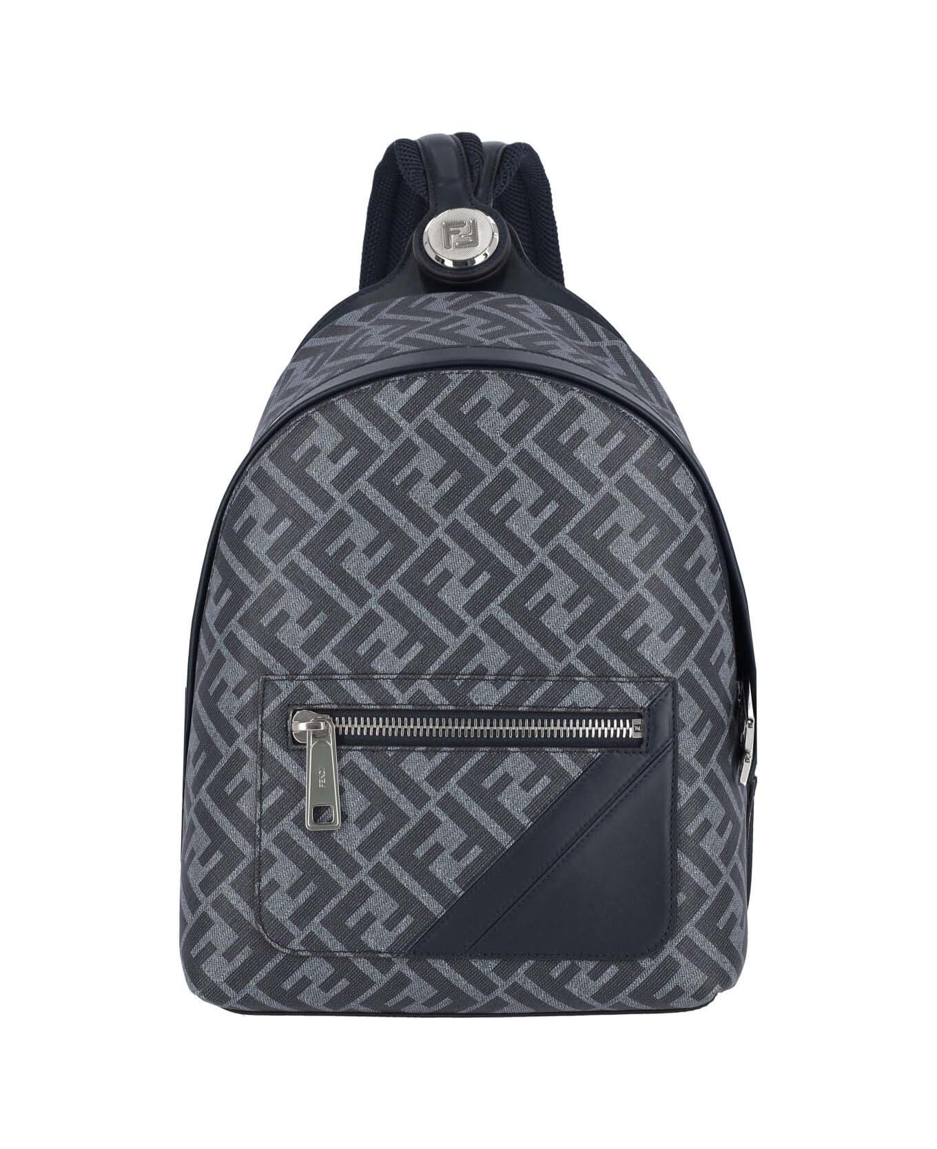 Fendi Chiodo Ff Diagonal Small Backpack