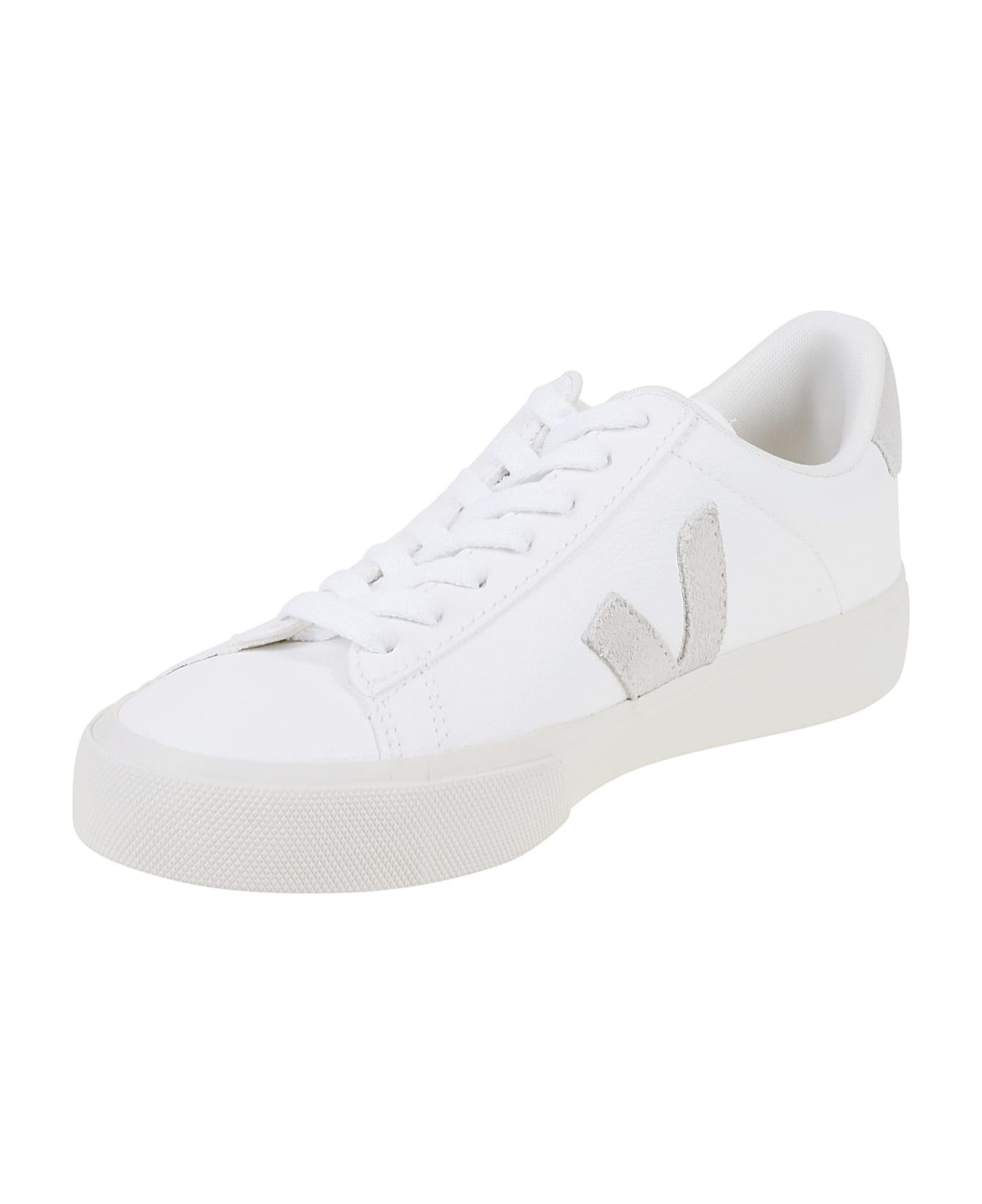 Veja Campo Chromefree - Extra White Natural Suede
