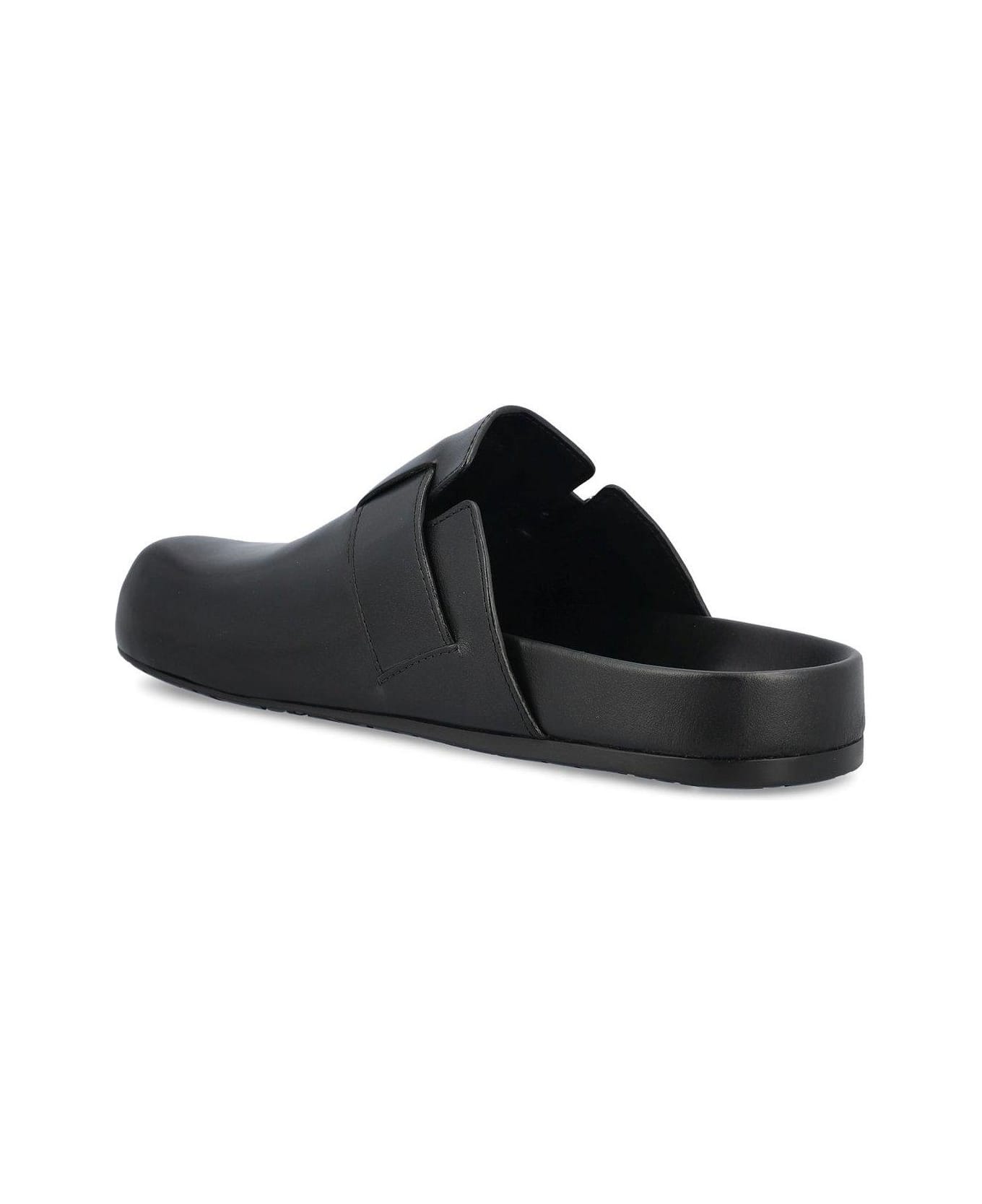 Loewe Ease Buckle Mules - Black