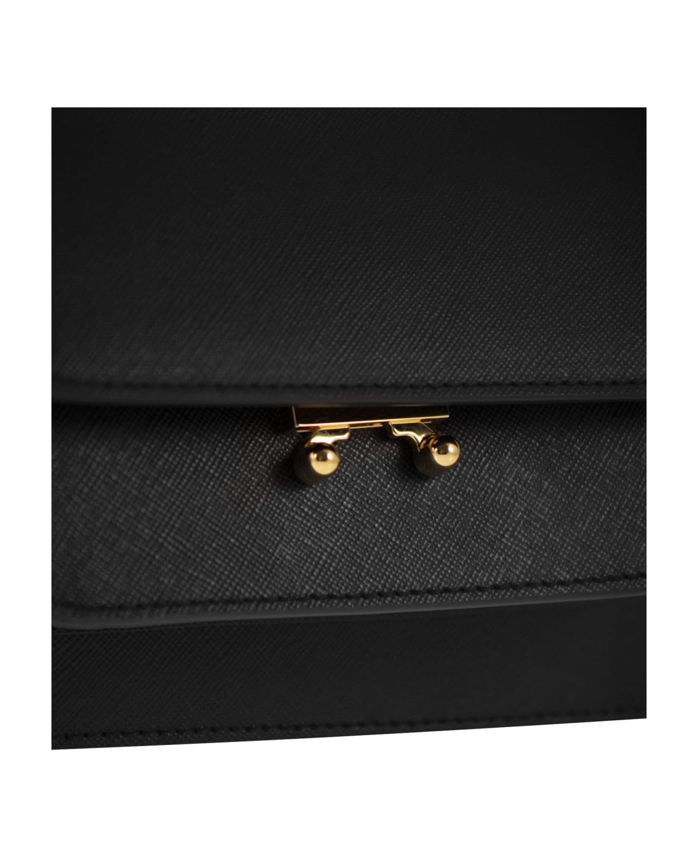 Marni Trunk - Mini Bag In Calfskin - Black