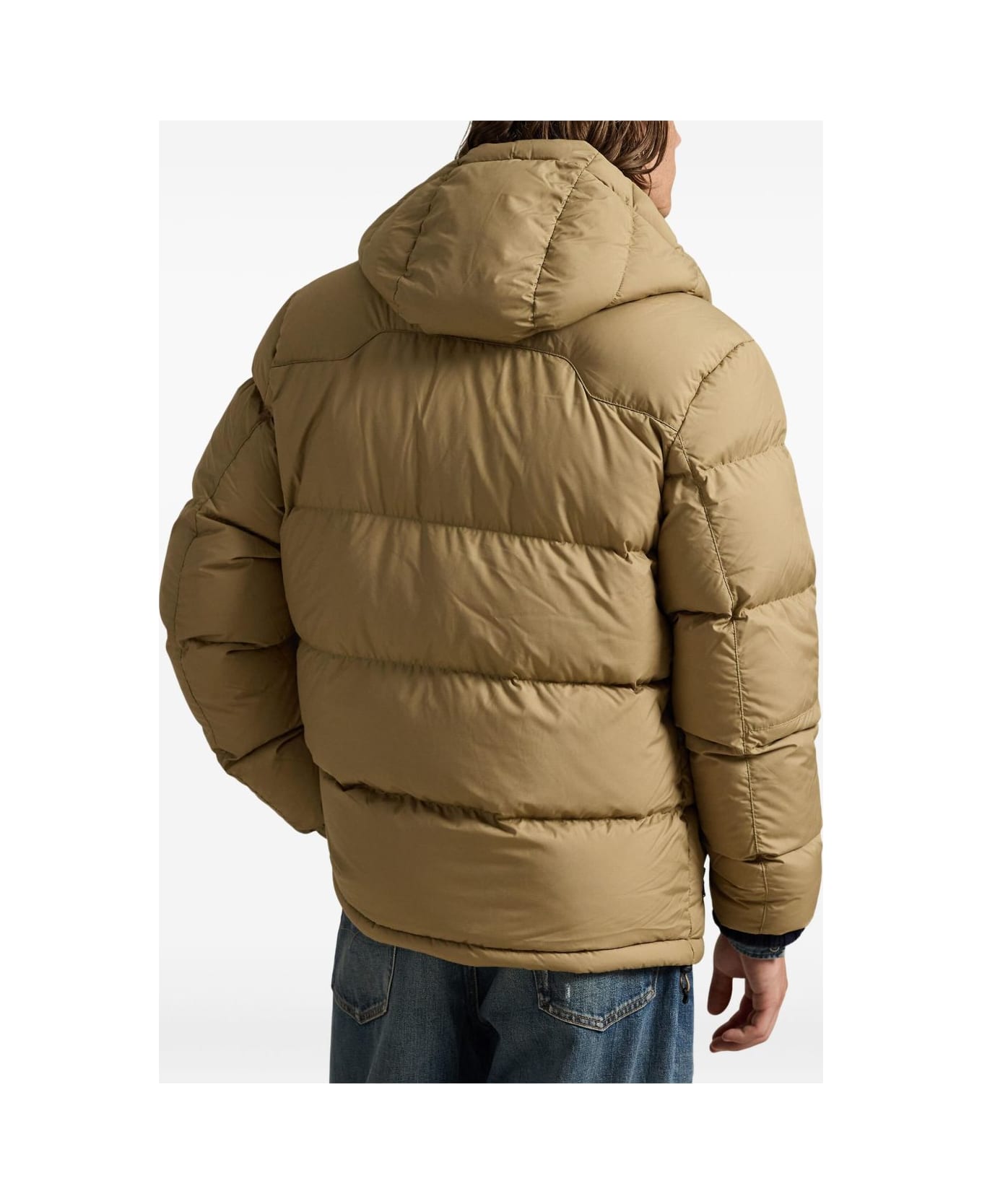 Polo Ralph Lauren Hooded Down Jacket - Beige