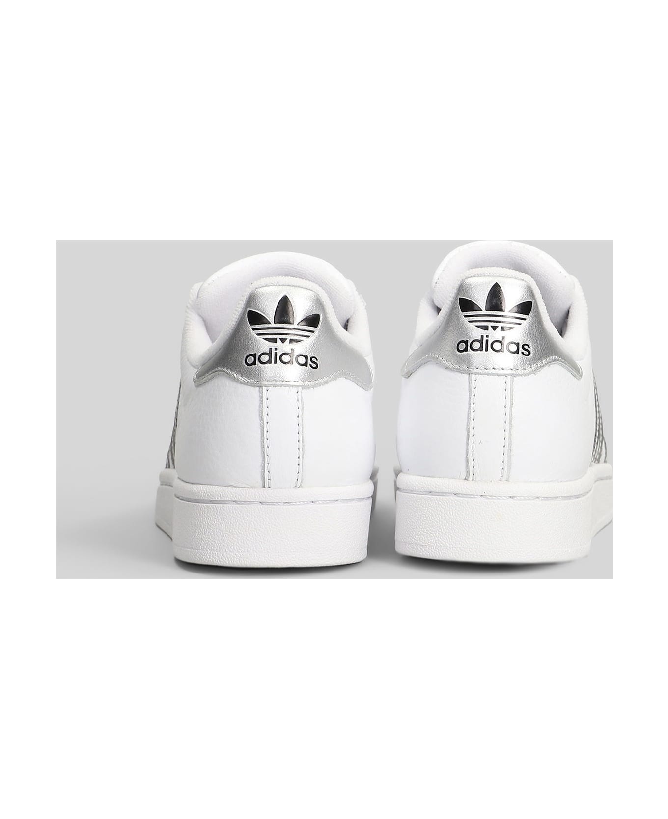 Adidas Superstar Ii Sneakers In White Leather - white