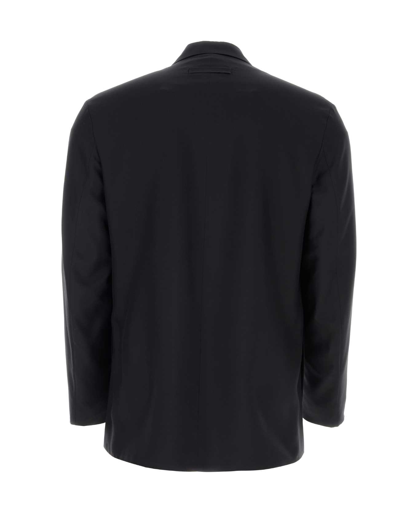 Zegna Black Silk Blazer - NR