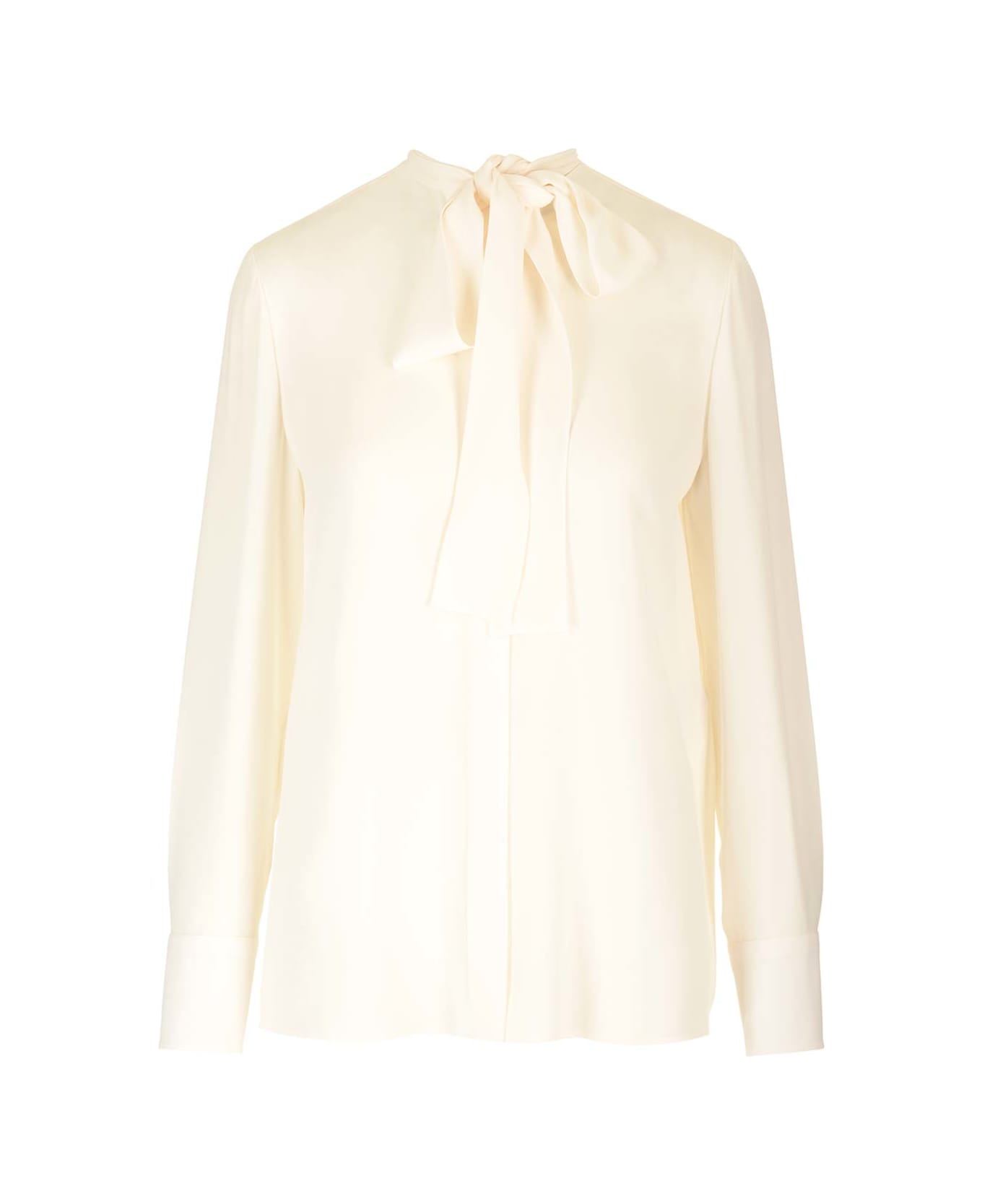 Valentino Silk Georgette Shirt - White