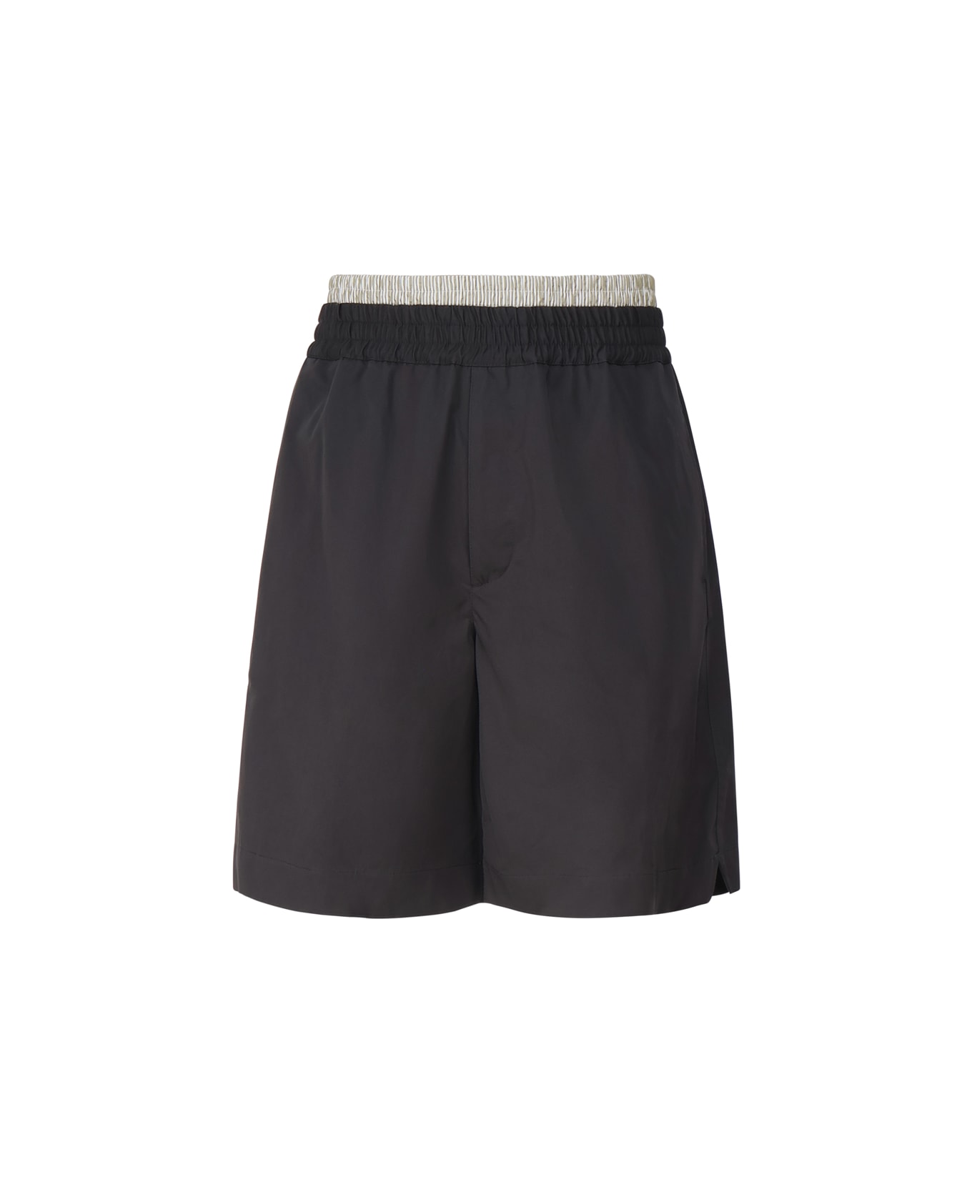 Bottega Veneta Lightweight Cotton Twill Shorts - Grey ショートパンツ