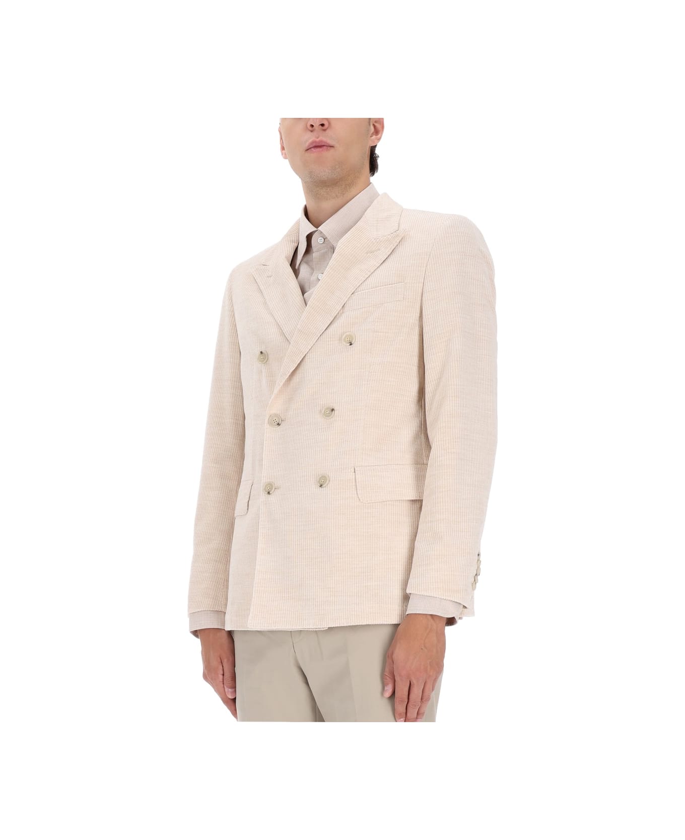 Hugo Boss Corduroy Blazer - BEIGE