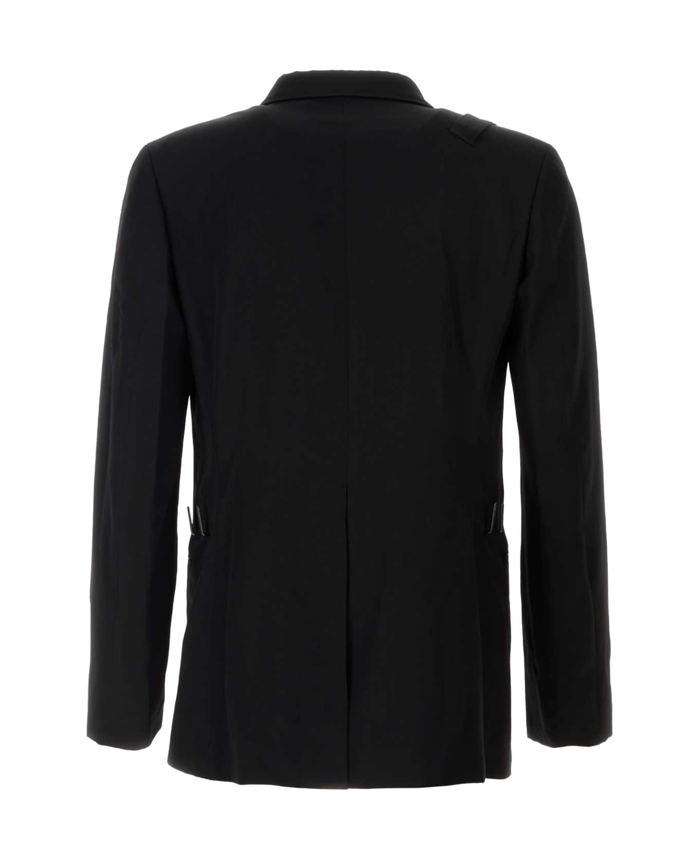 Yohji Yamamoto Black Wool Blazer - BLACK