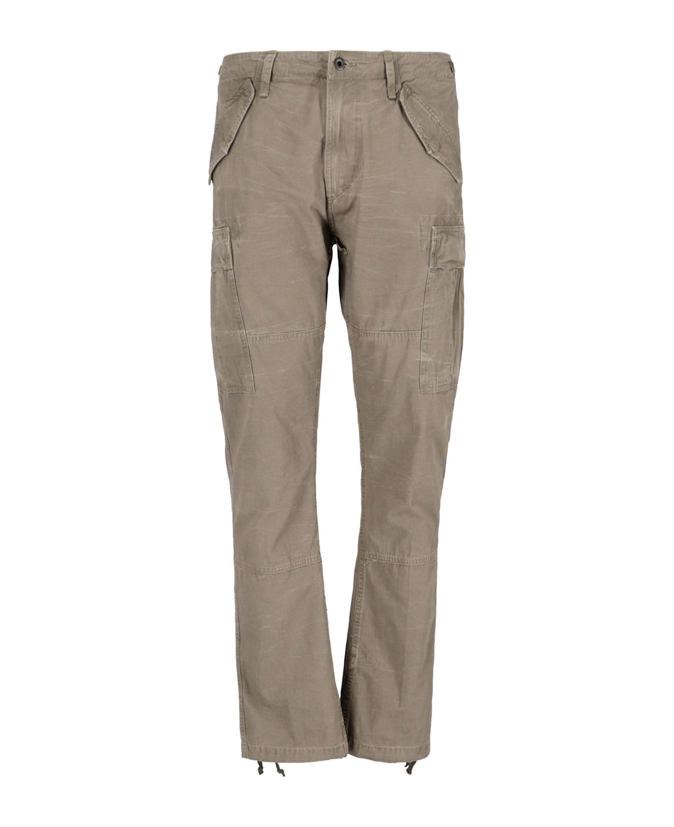 Polo Ralph Lauren Cotton Cargo Trousers - Outdoors Olive