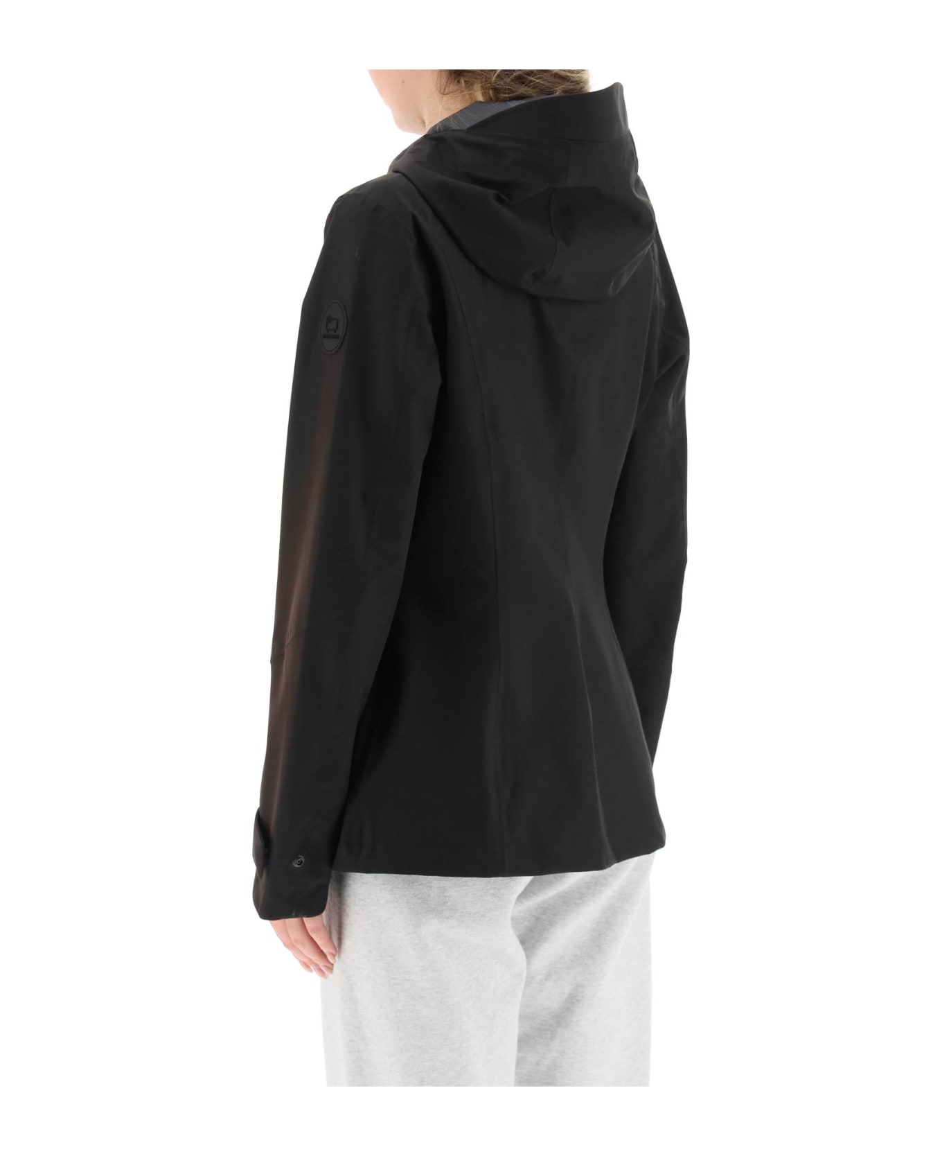 Woolrich Light Hooded Jacket - BLACK (Black)