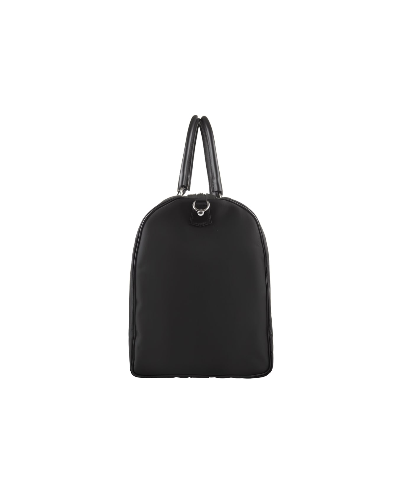 Kiton Black Travel Bag With Logo - Black トラベルバッグ