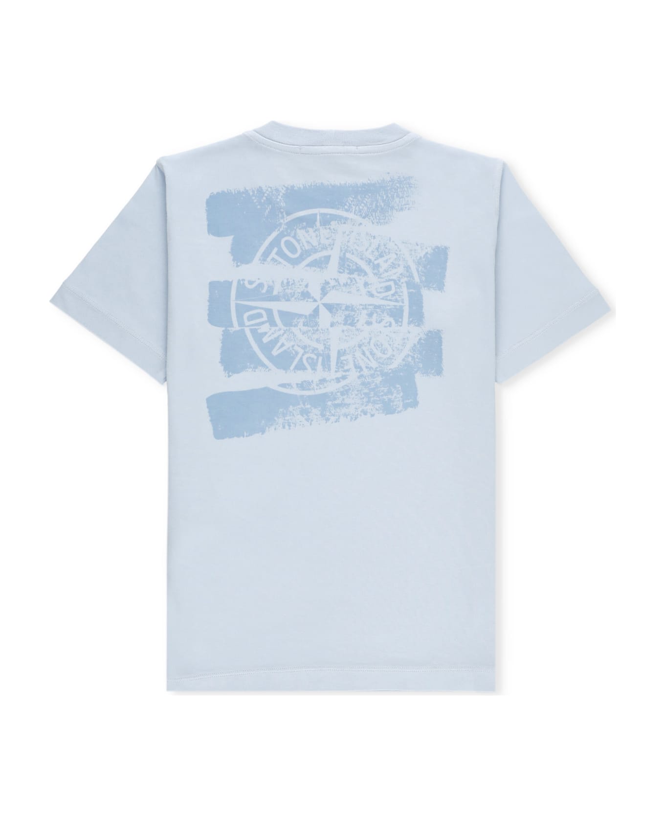 Stone Island Cotton T-shirt - Light Blue