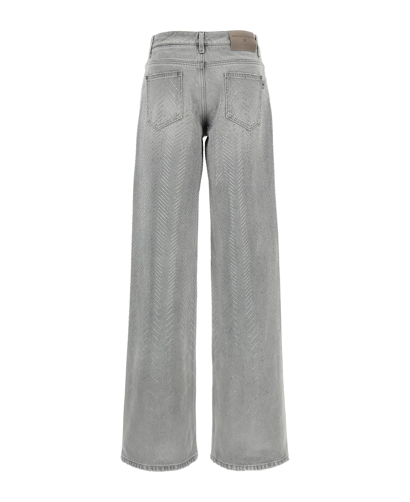 Ermanno Scervino Rhinestone Jeans - Gray