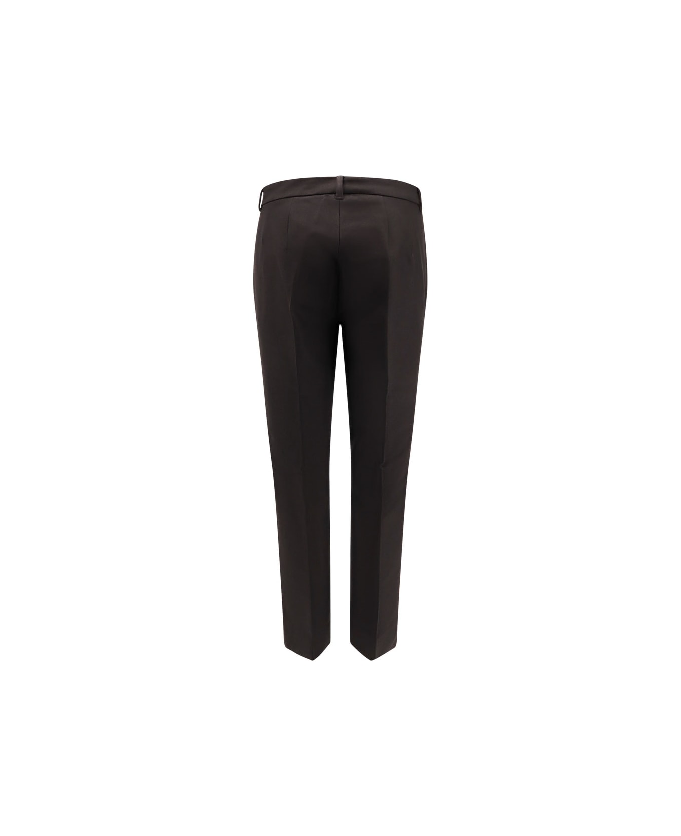 
S Max Mara Fatina Viscose And Cotton Trouser - Black
