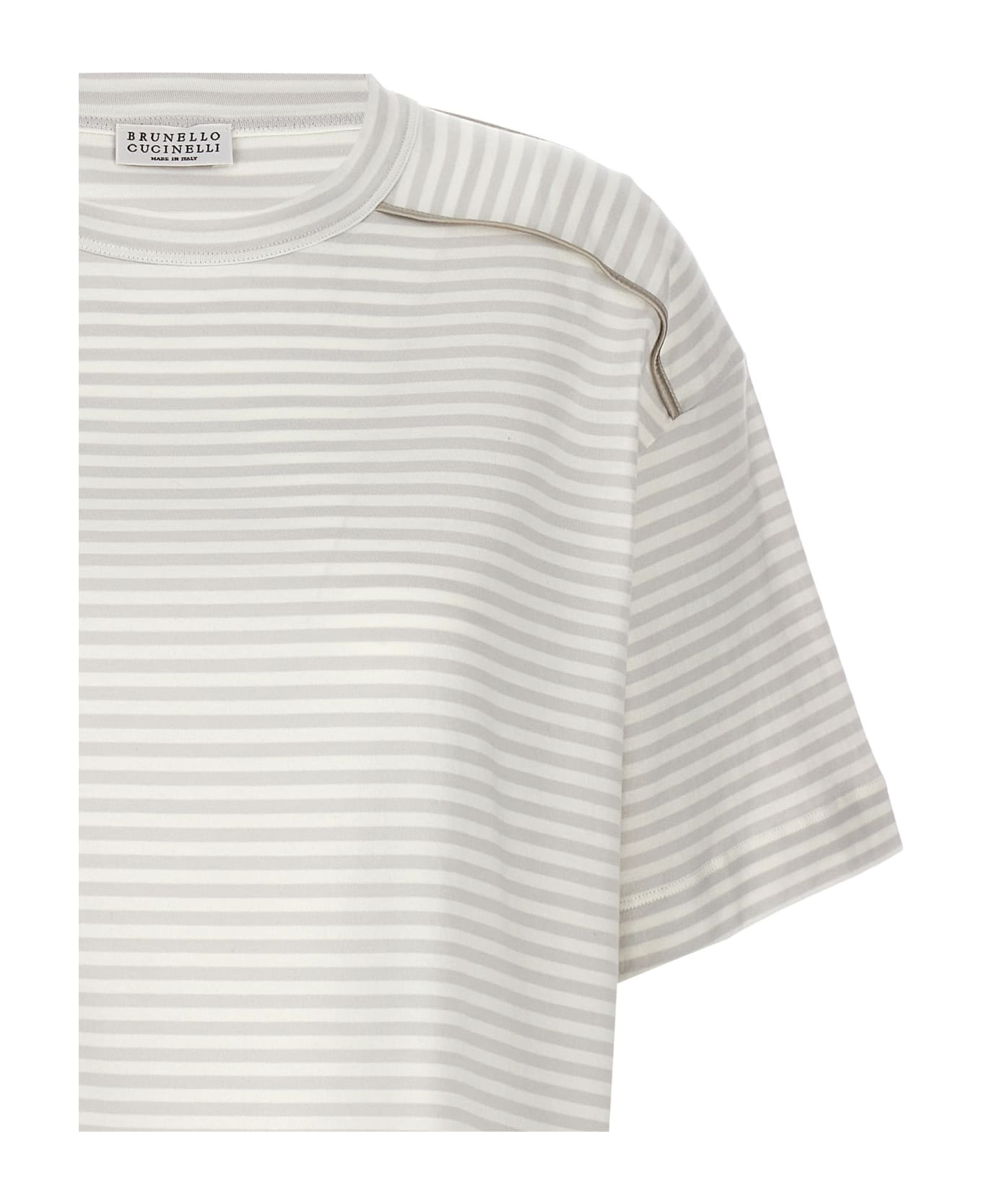 Brunello Cucinelli Striped T-shirt - Multicolor