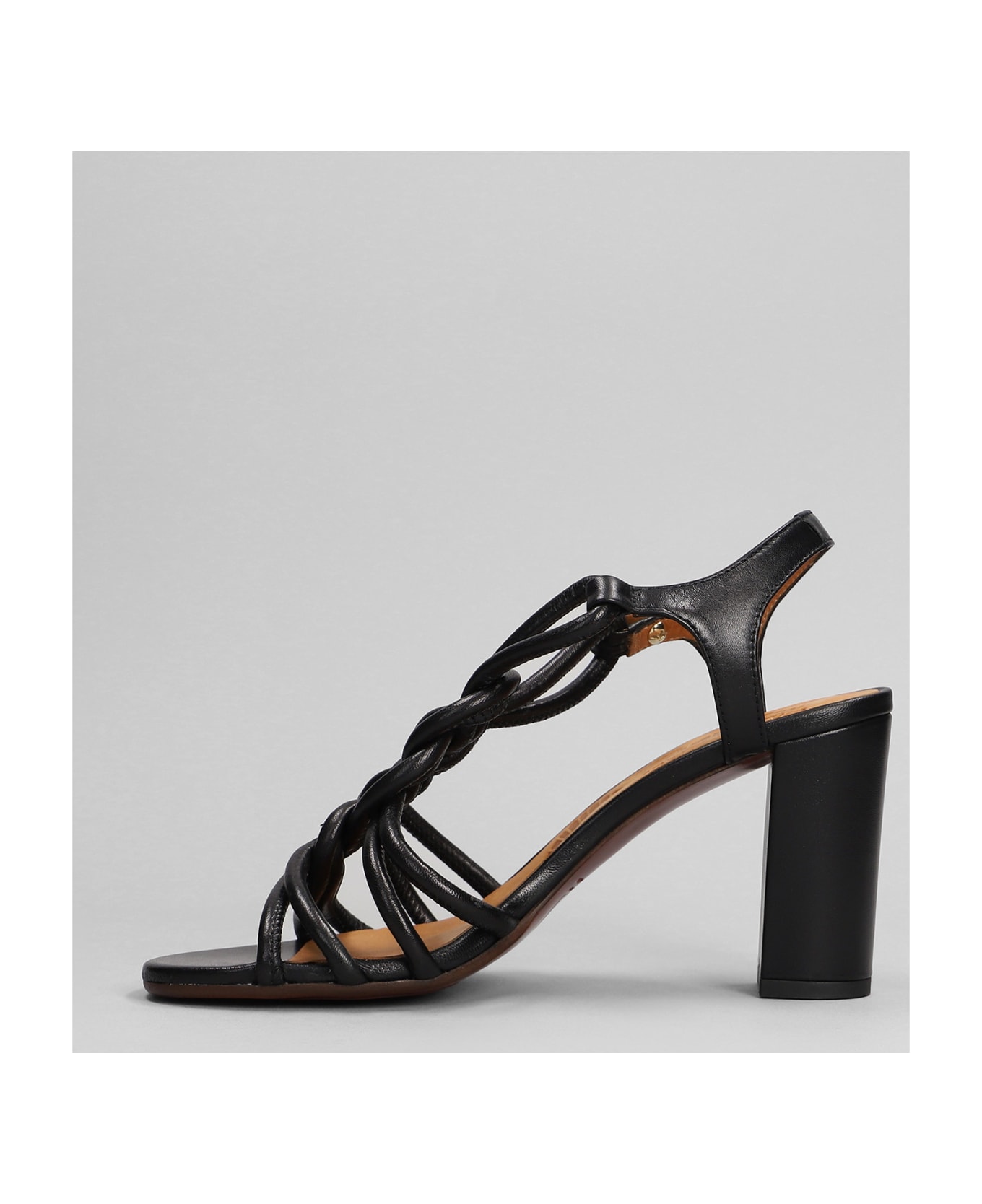Chie Mihara Bane Sandals In Black Leather - black