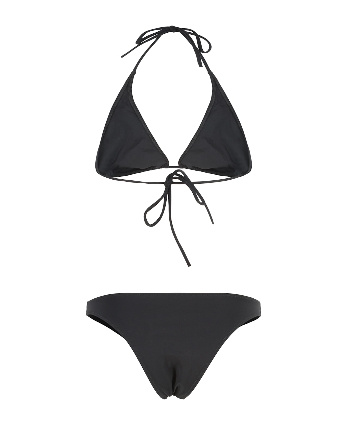Lido Cinquantacinque Triangle Bra Bikini - black
