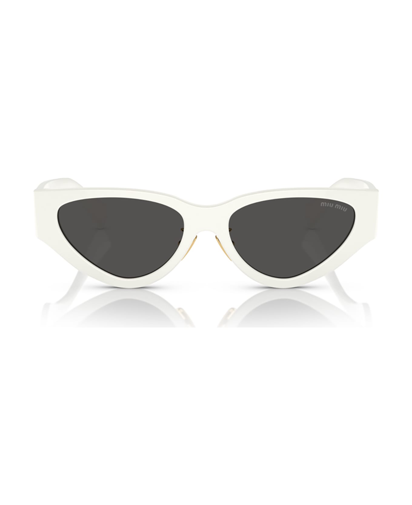 Miu Miu Eyewear Mu 03zs White Sunglasses - White サングラス
