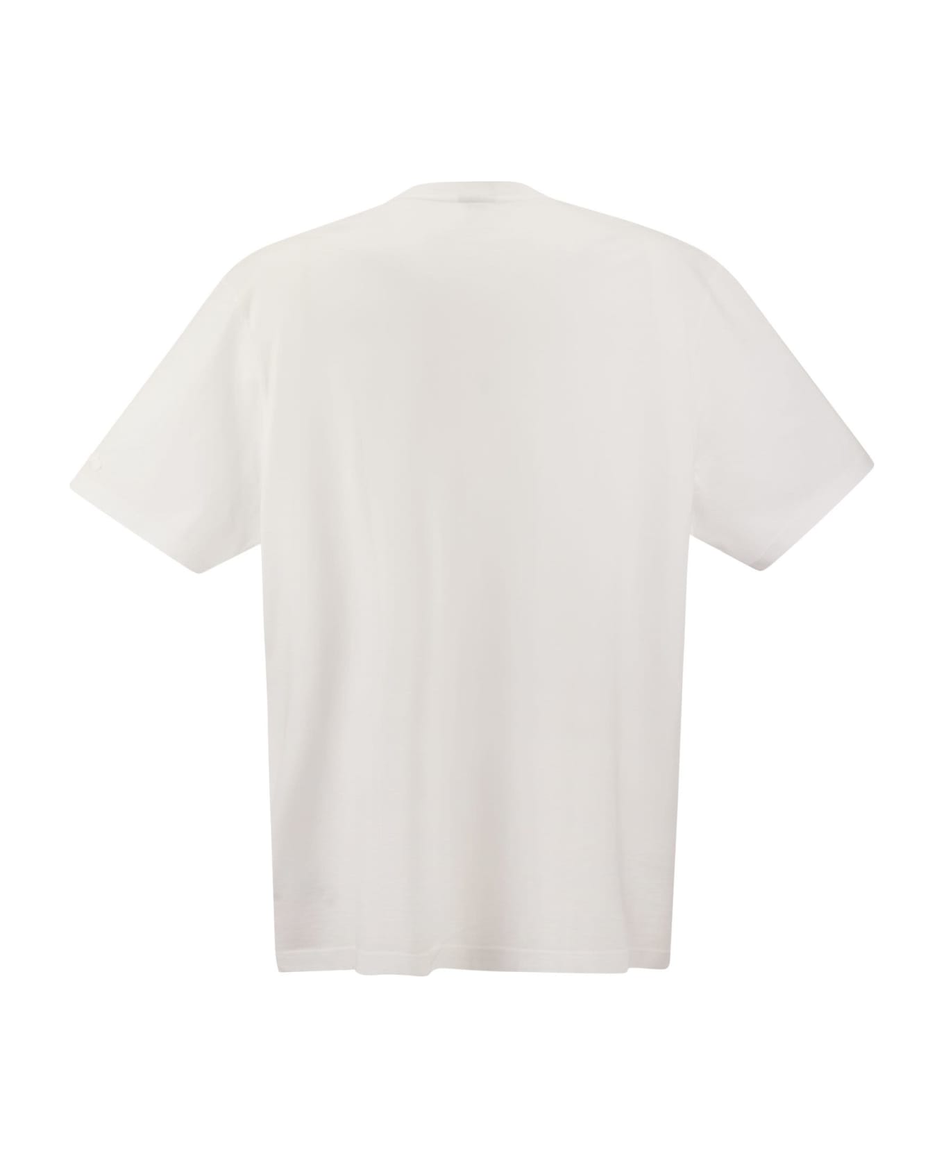 Paul&Shark Garment Dyed Cotton Jersey T-shirt