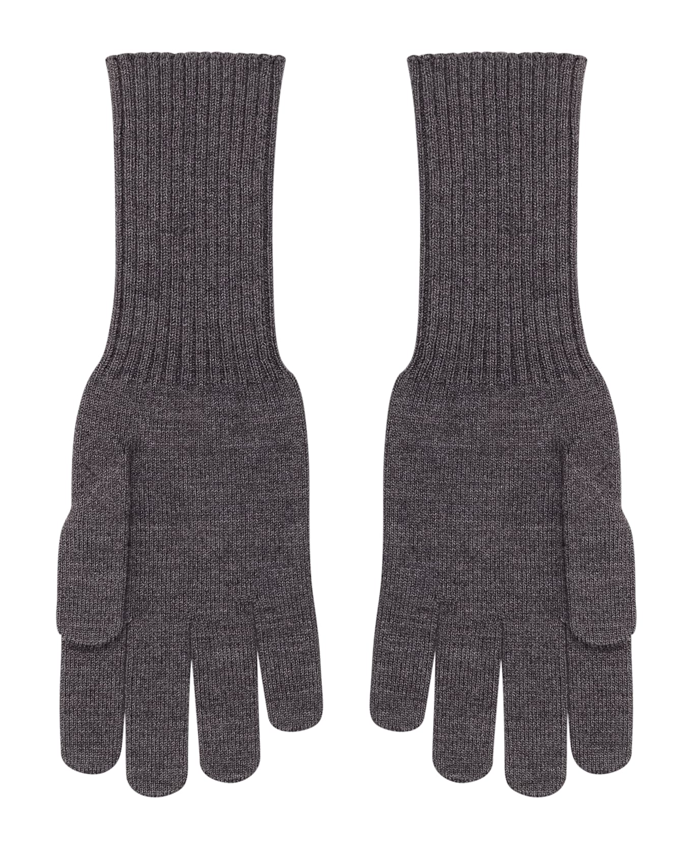 Marine Serre Long Gloves - STONE GREY