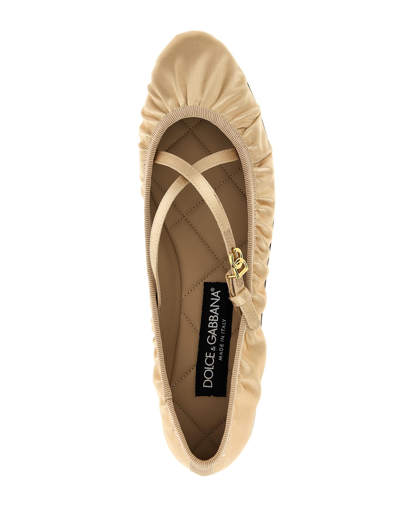 Dolce & Gabbana 'vally' Ballet Flats - Beige