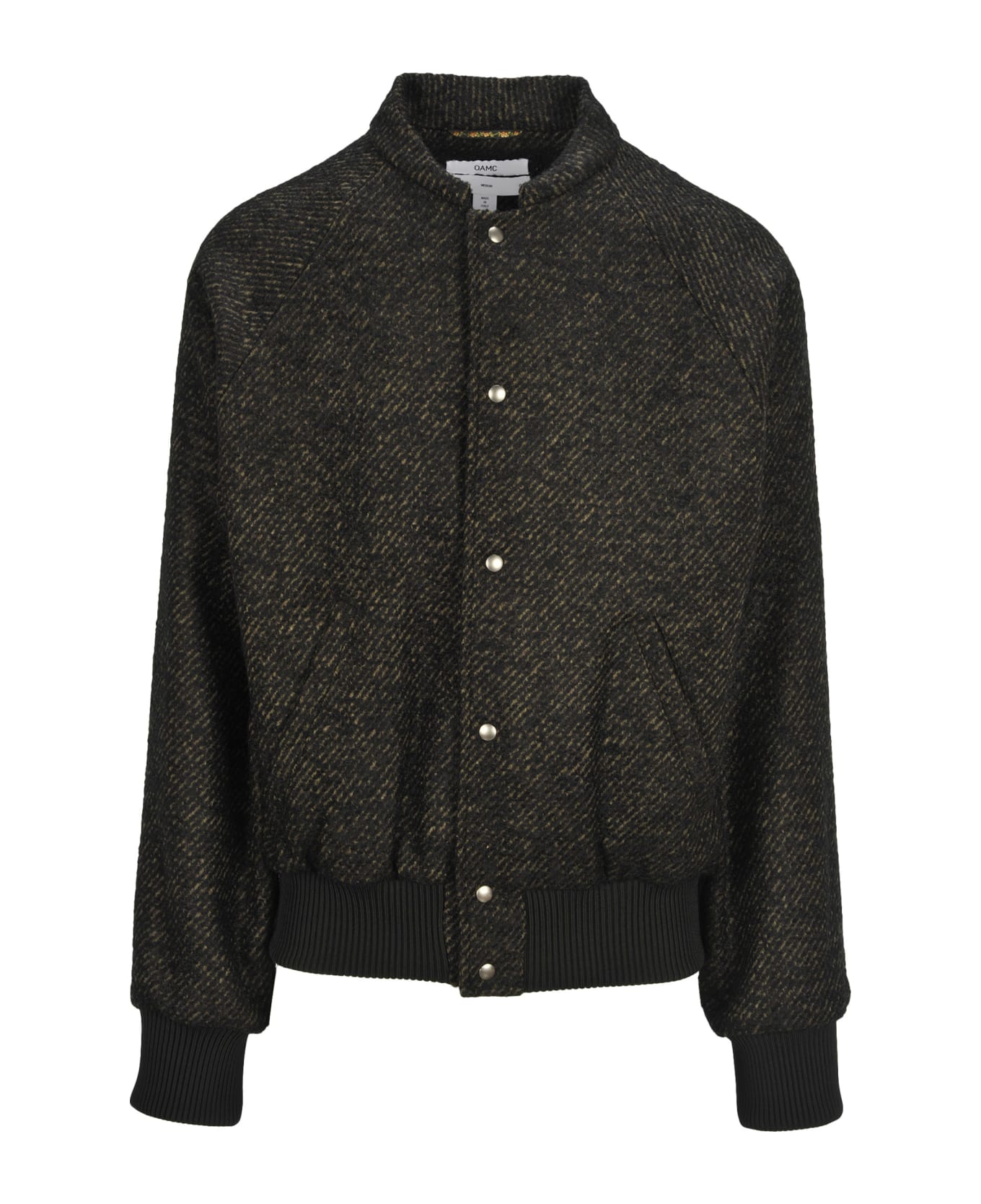 OAMC Oamc - Wool Bomber Jacket - BLACK + KAKI